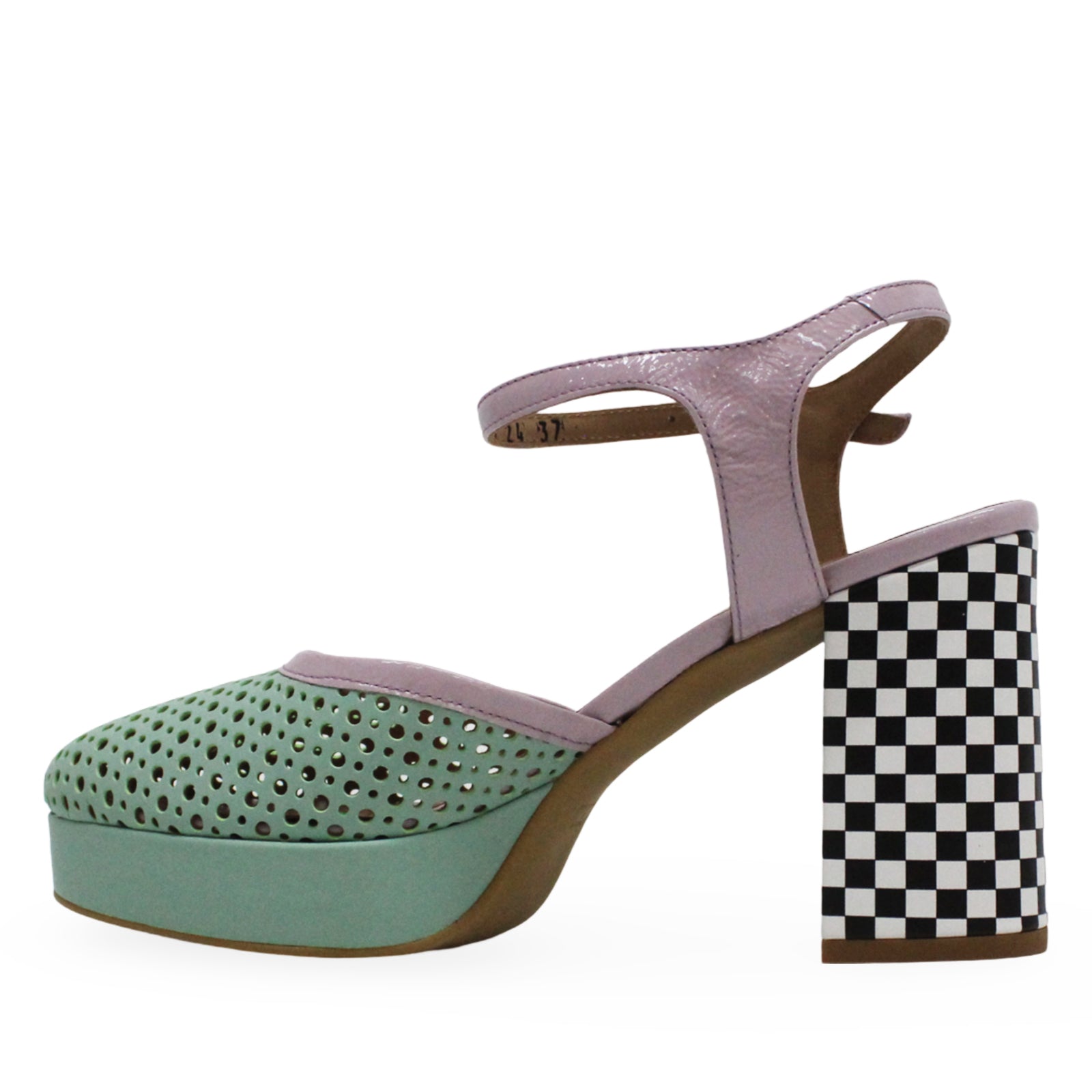 Fly London ELZA241FLY Kaiser Leather Womens Sandals#color_spearmint purple