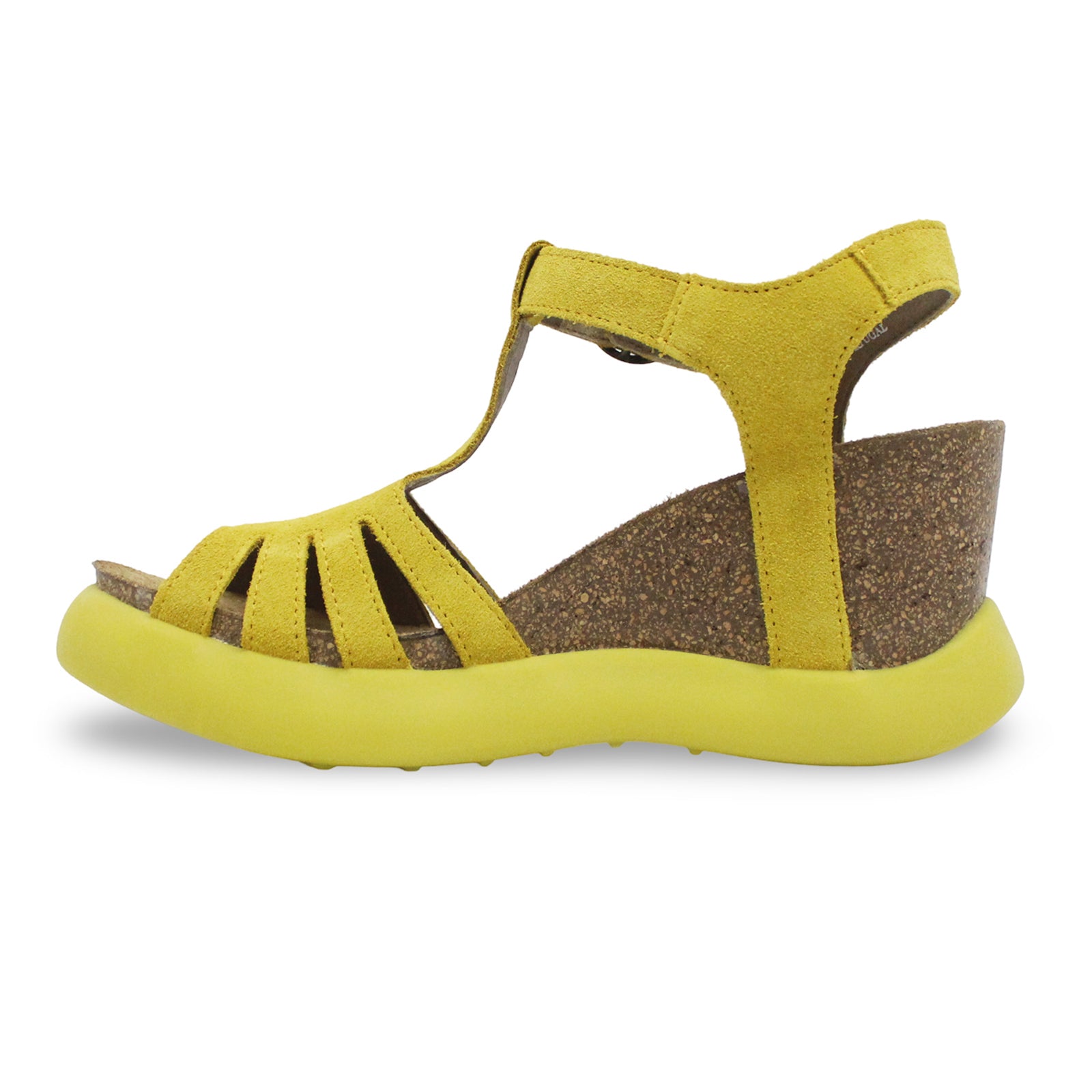 Fly London GAIT959FLY Suede Womens Sandals#color_yellow