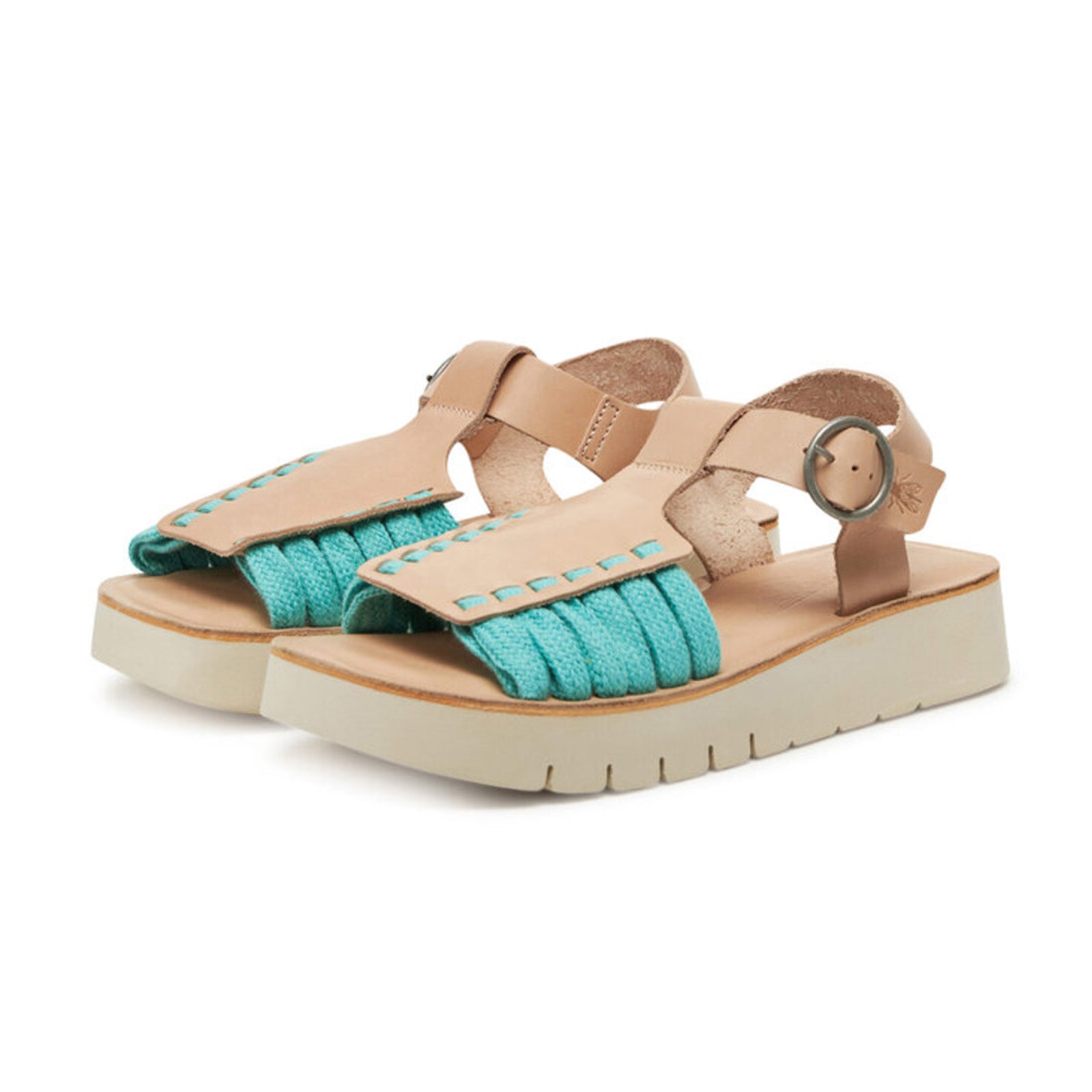Fly London SARF251FLY Vegetal Leather Womens Sandals#color_natural