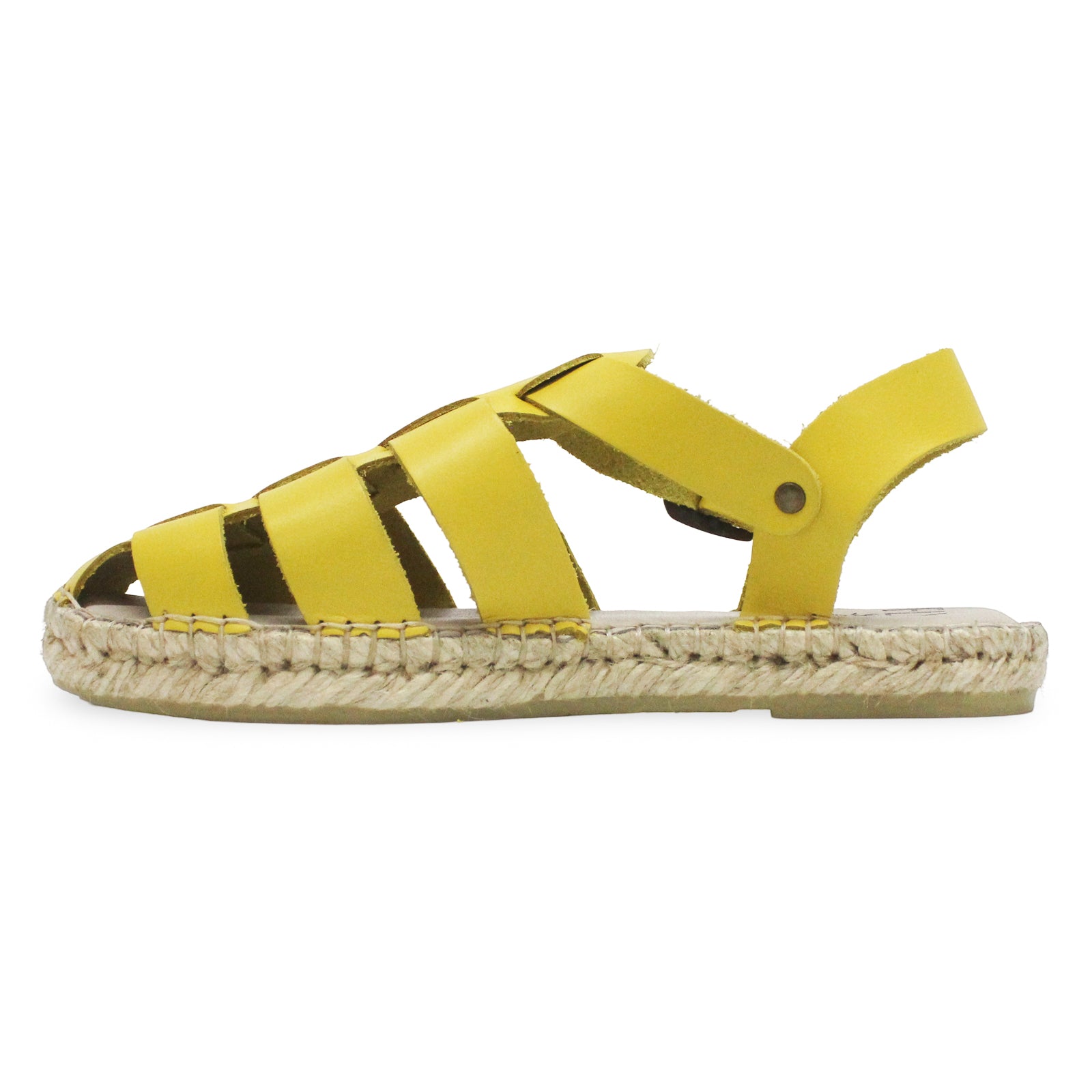 Fly London SOWA551FLY Brooklyn Leather Womens Sandals#color_yellow