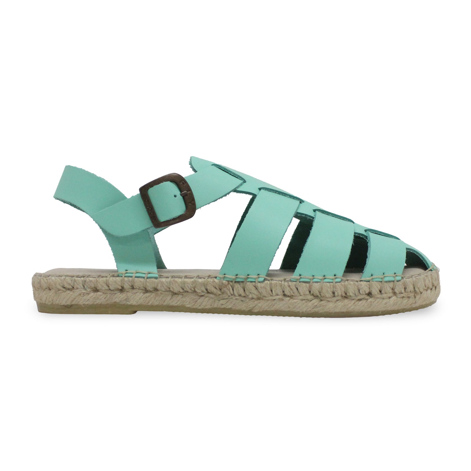 Fly London SOWA551FLY Brooklyn Leather Womens Sandals#color_spearmint