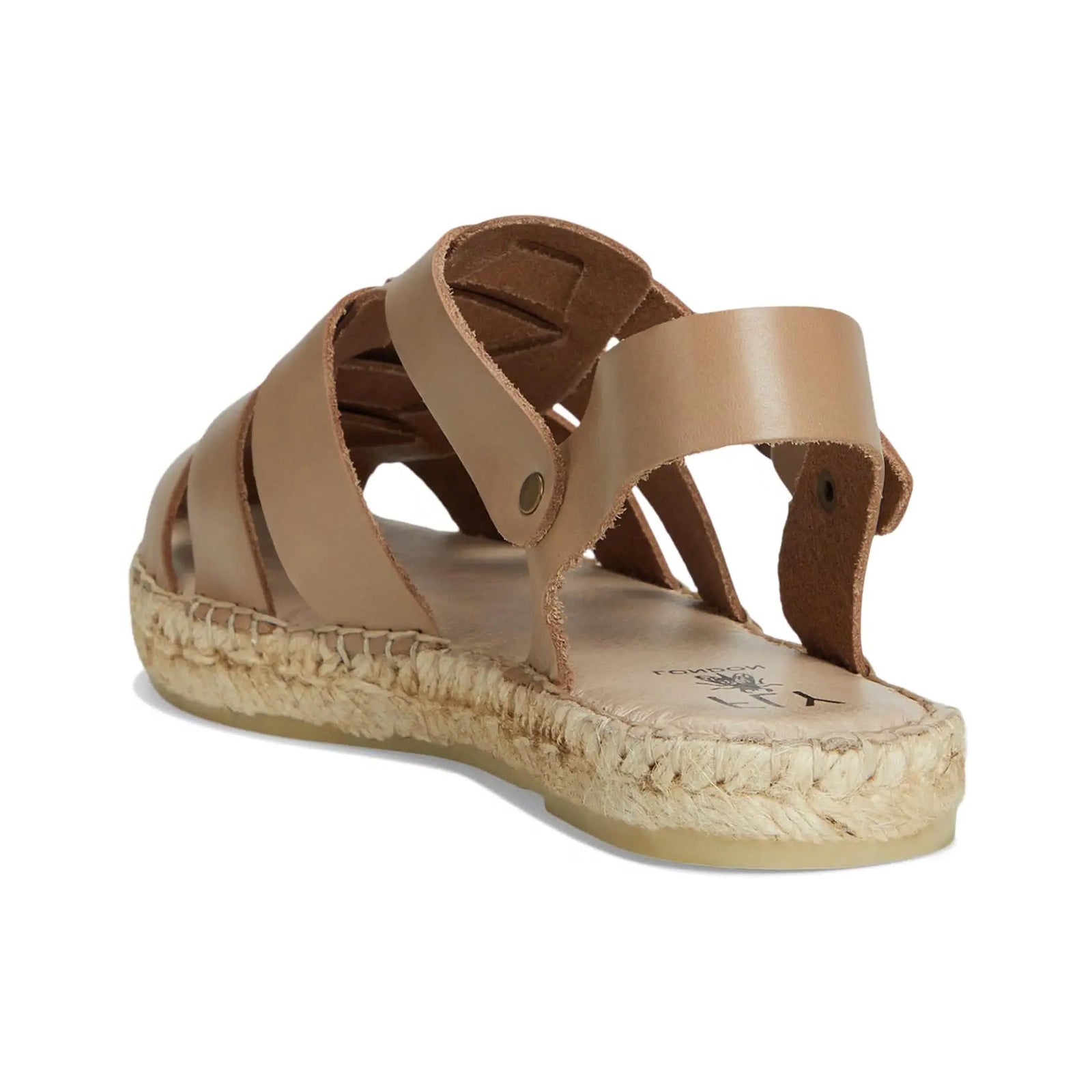 Fly London SOWA551FLY Brooklyn Leather Womens Sandals#color_taupe