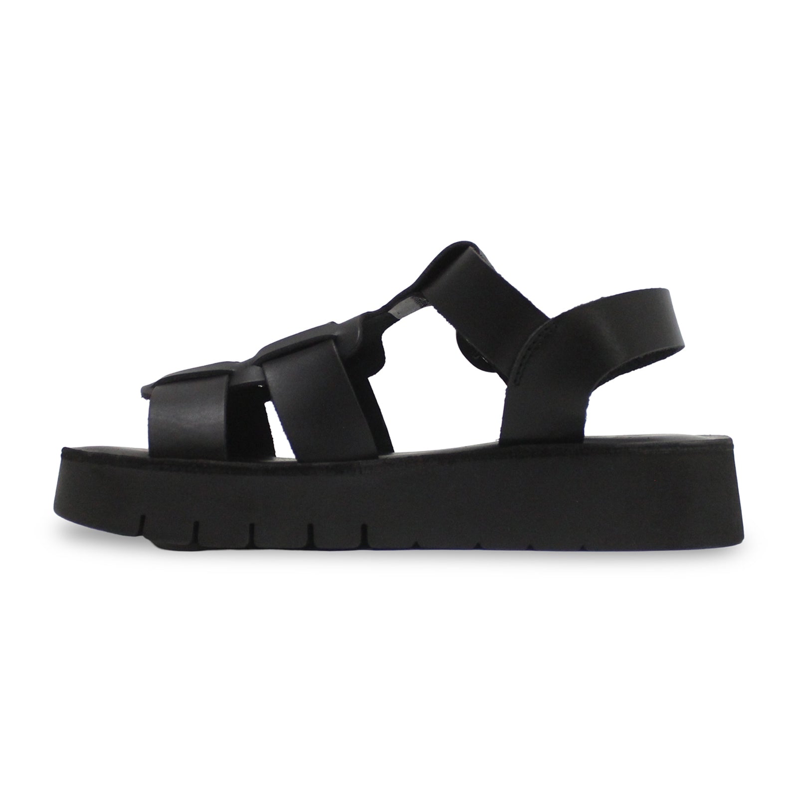 Fly London SUDY246FLY Bridle Leather Womens Sandals#color_black