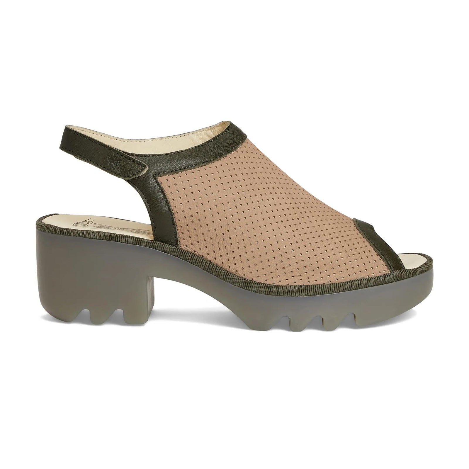 Fly London TEIF577FLY Cupido Leather Womens Sandals#color_taupe khaki