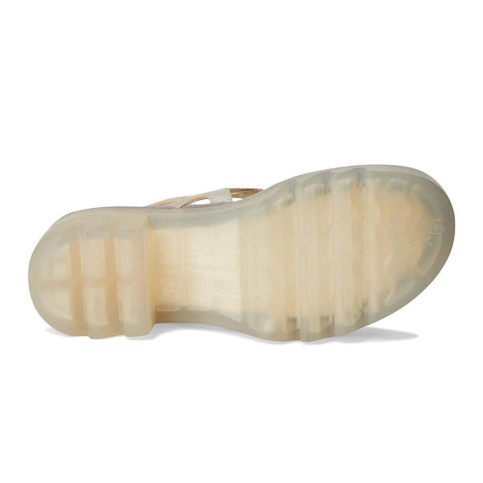 Fly London TEWA573FLY Mousse Leather Womens Sandals#color_off white