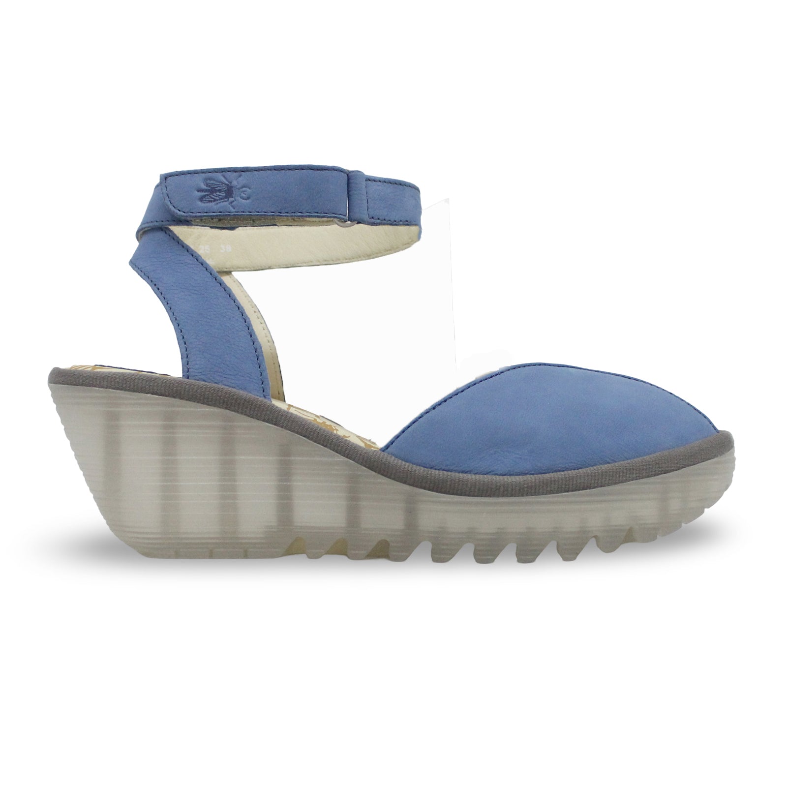 Fly London YAID552FLY Cupido Leather Womens Sandals#color_blue