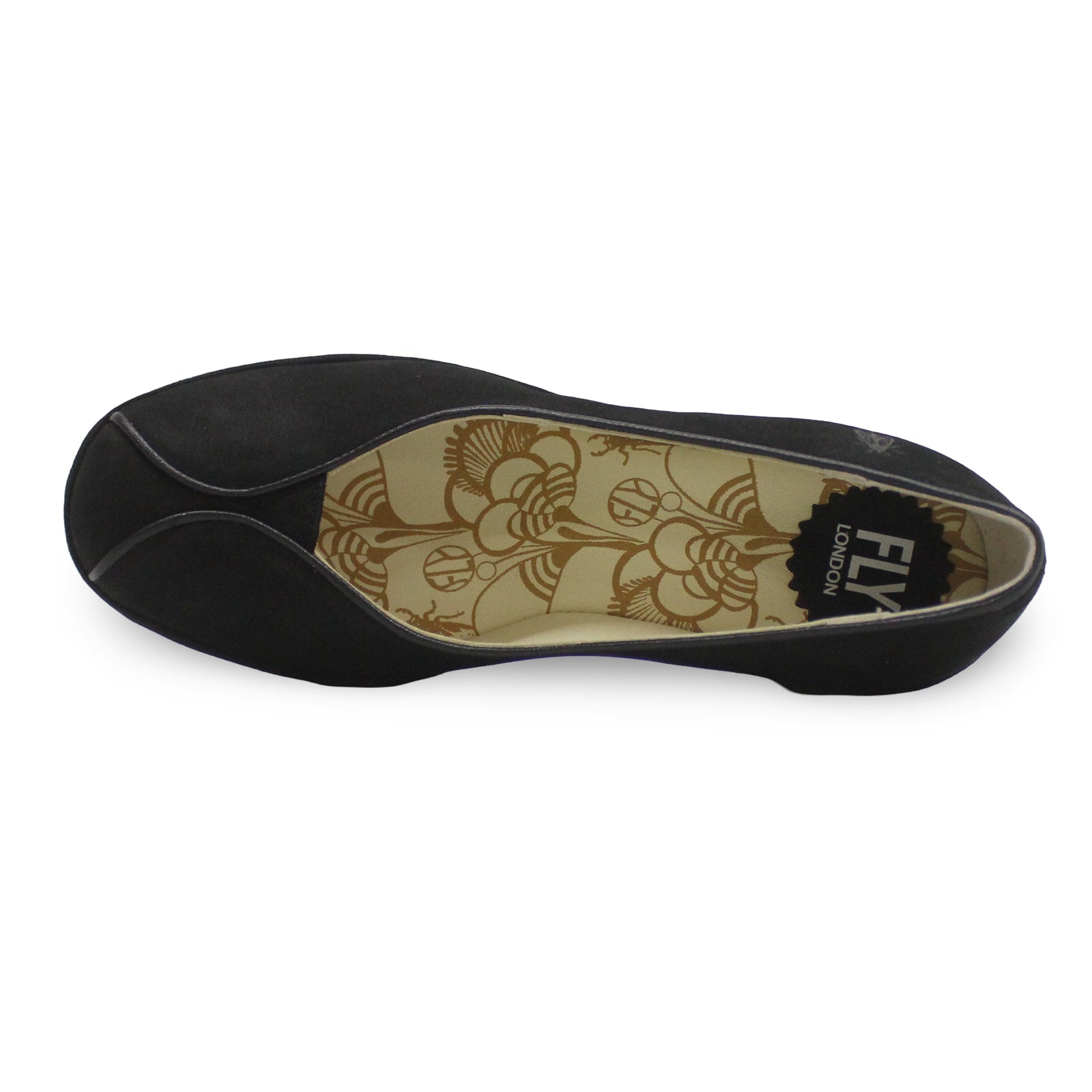 Fly London YEIF566FLY Cupido Leather Womens Shoes#color_black