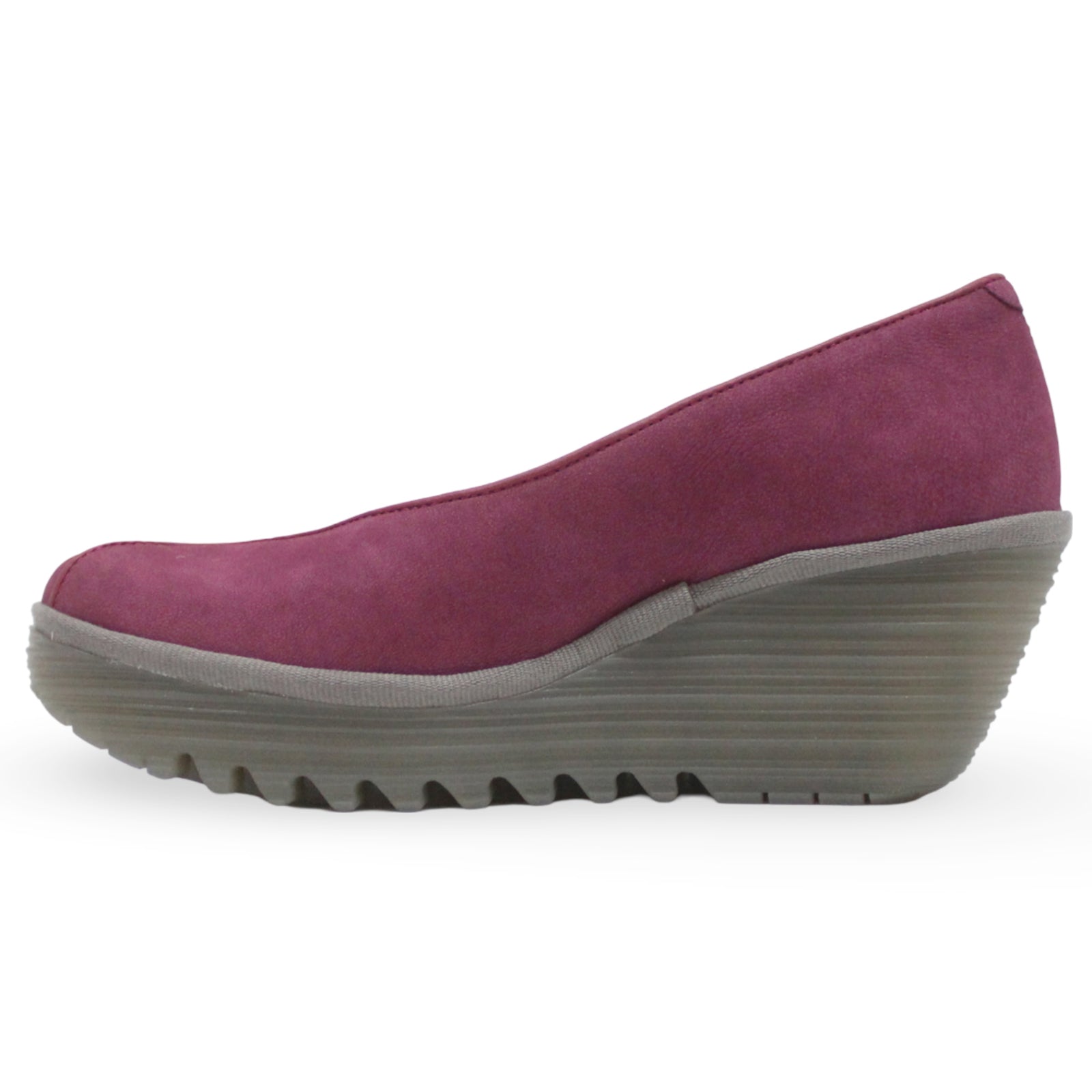 Fly London YEIF566FLY Cupido Leather Womens Shoes#color_berry