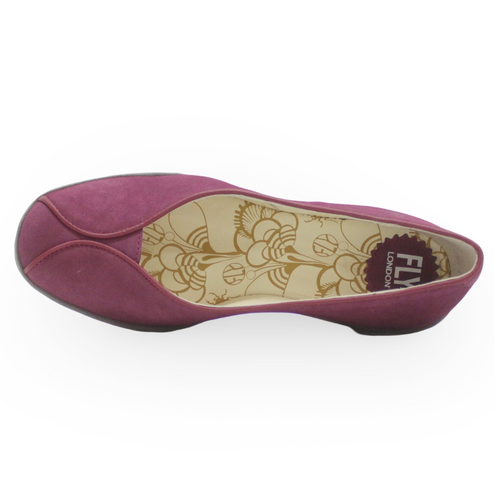 Fly London YEIF566FLY Cupido Leather Womens Shoes#color_berry