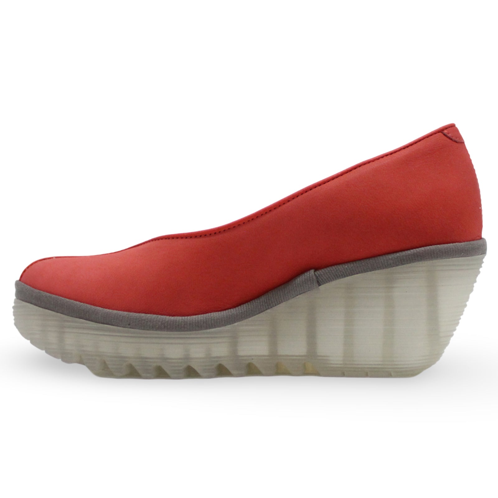 Fly London YEIF566FLY Cupido Leather Womens Shoes#color_devil red