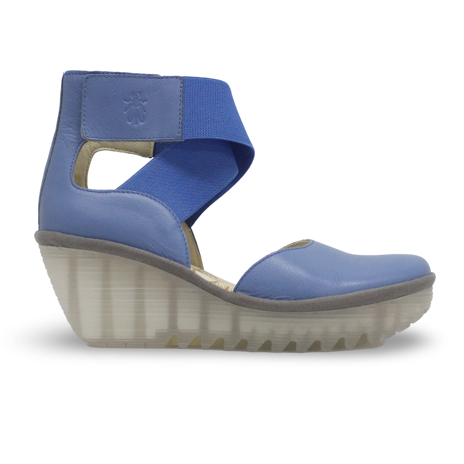 Fly London YOLG546FLY Mousse Leather Womens Sandals#color_blue