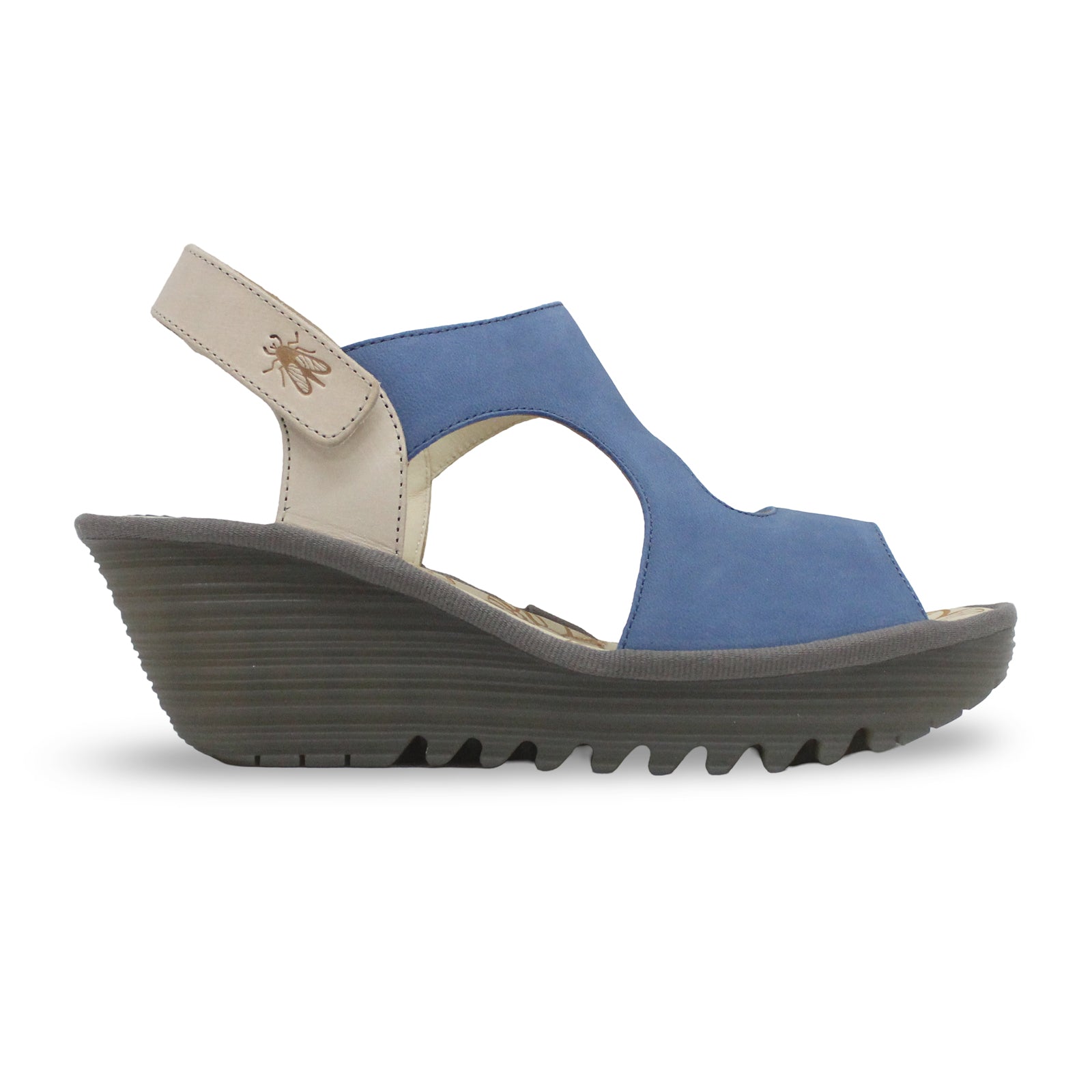 Fly London YOXA576FLY Cupido Leather Womens Sandals#color_blue natural