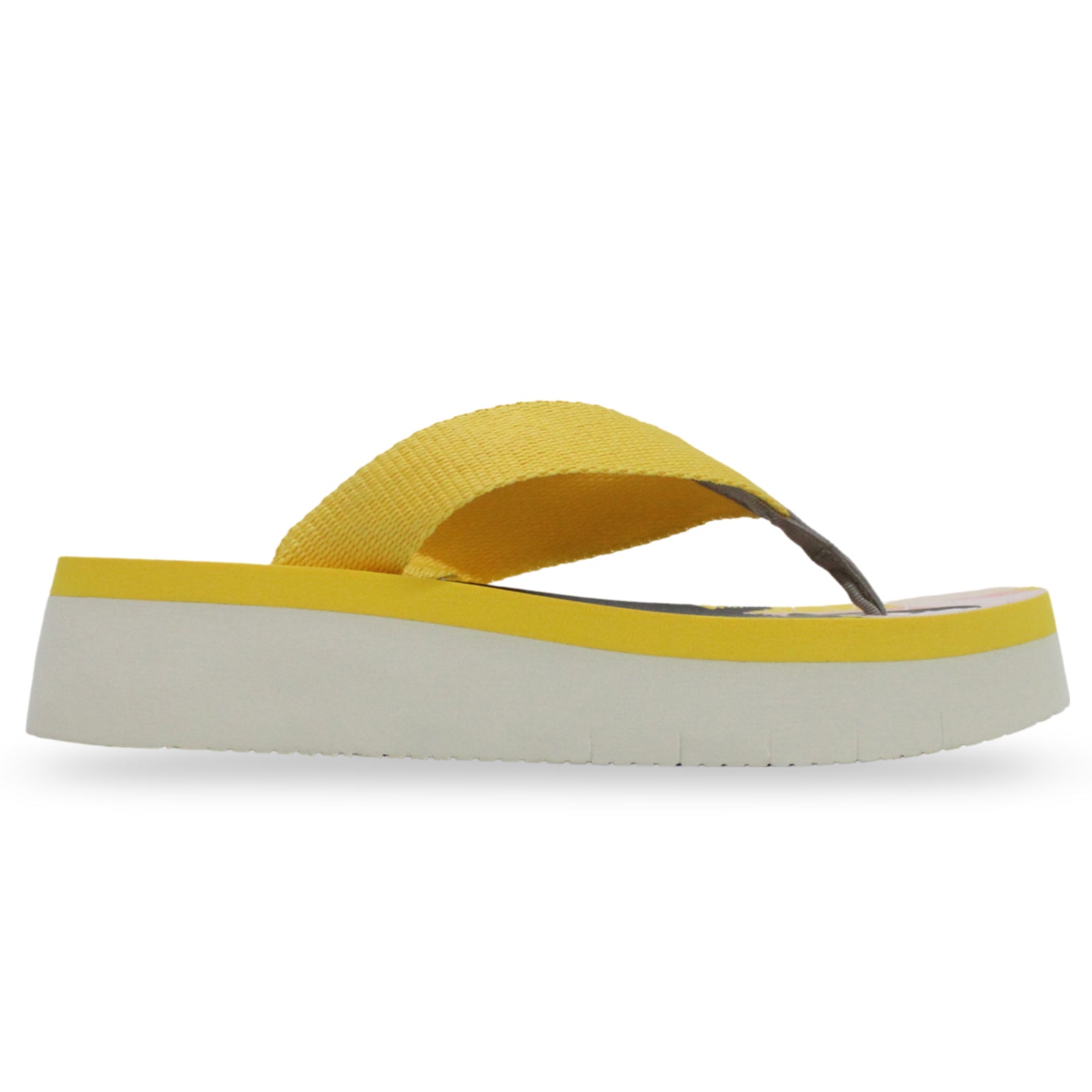 Fly London CARV248FLY Textile Womens Sandals#color_yellow