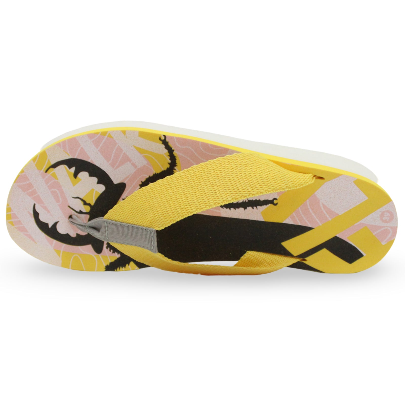 Fly London CARV248FLY Textile Womens Sandals#color_yellow