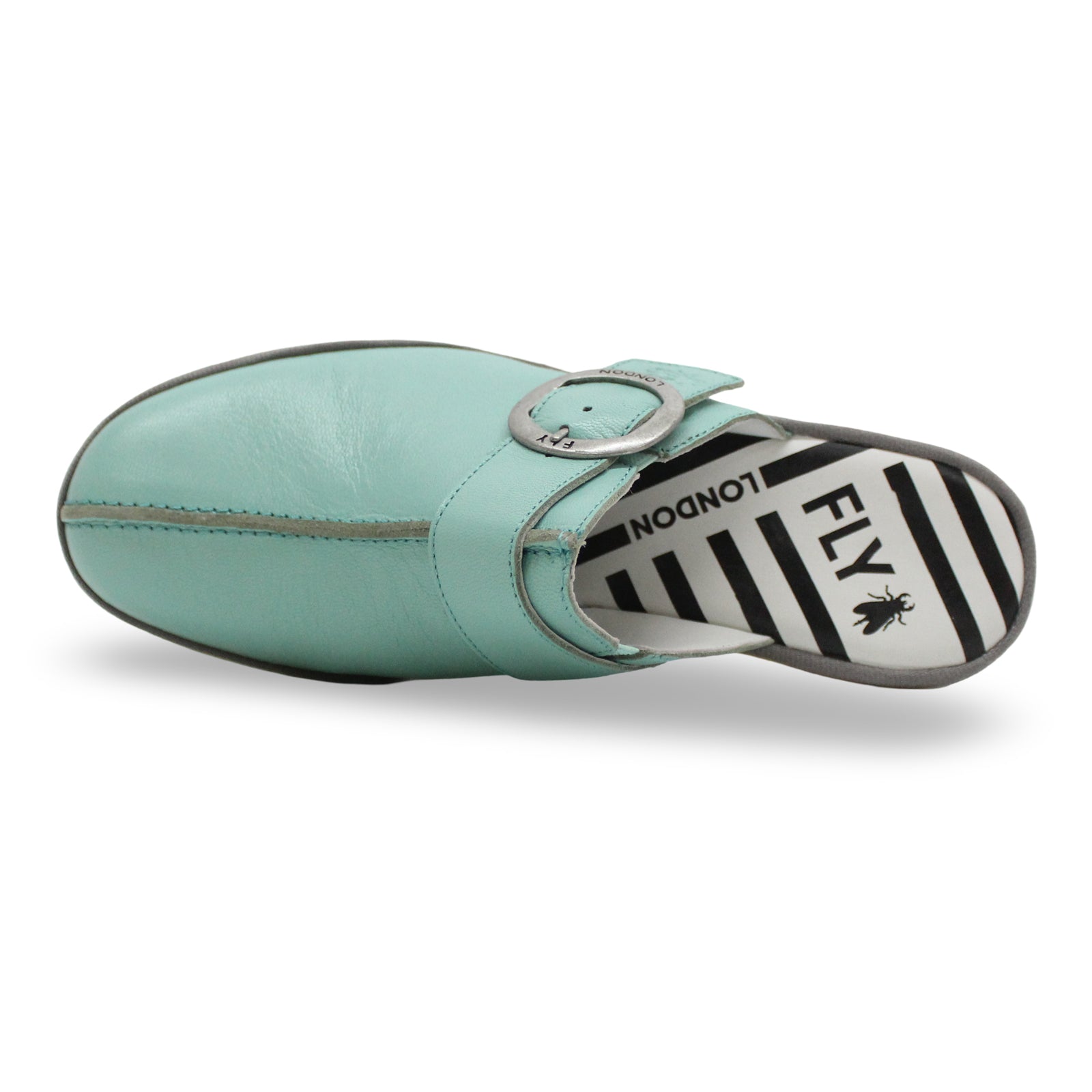 Fly London BLOK586FLY Mousse Leather Womens Sandals#color_spearmint