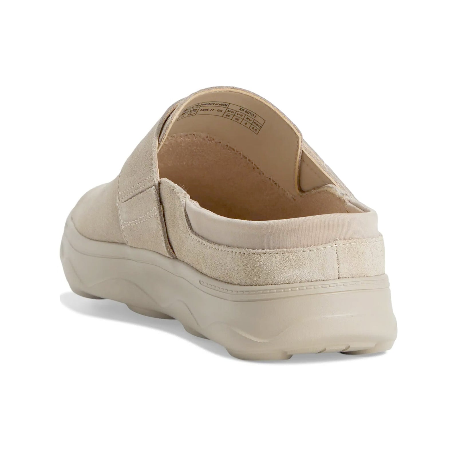 Vionic Lotus RX Suede Womens Shoes#color_cobblestone