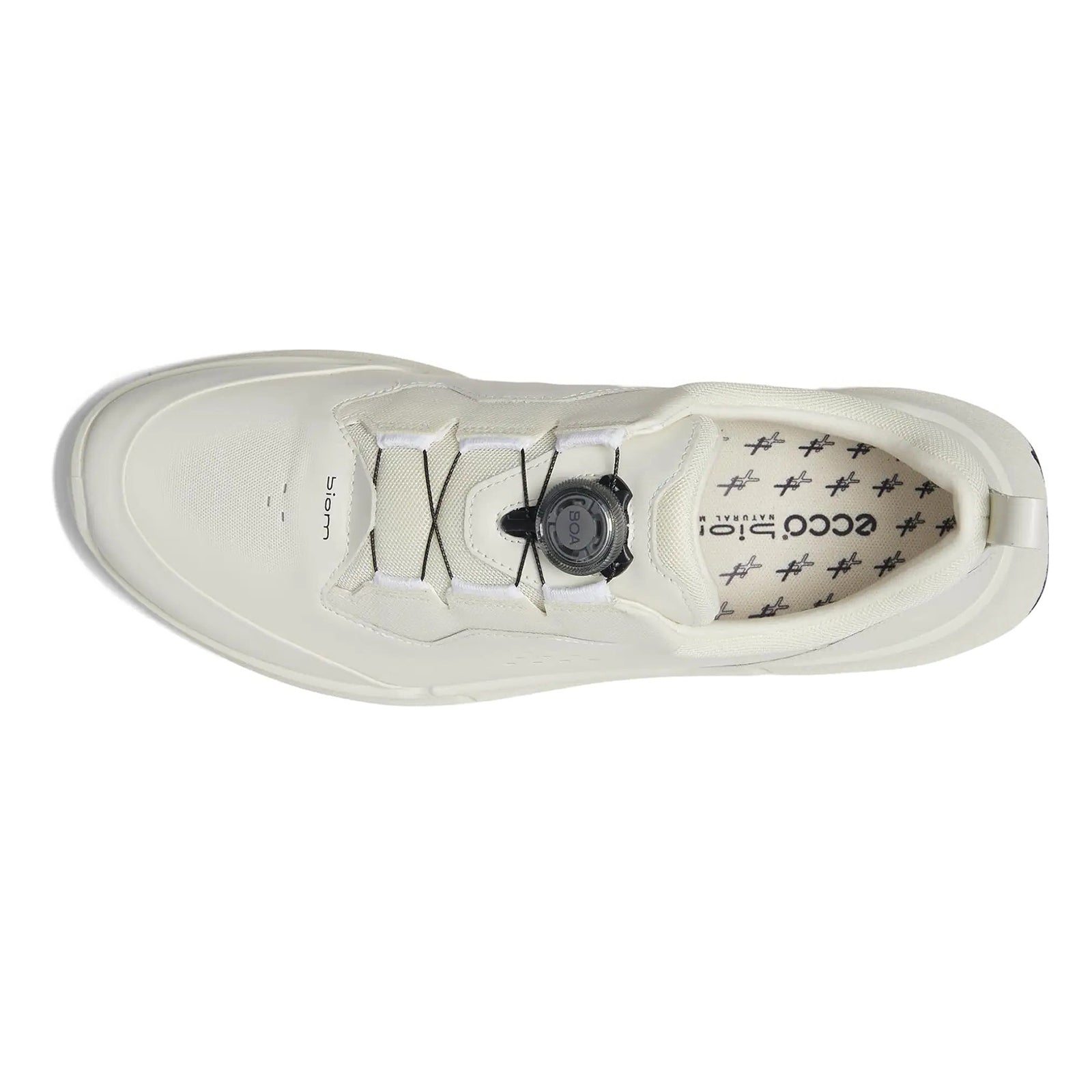 Ecco Biom 2.2 830864 Full Grain Leather Mens Trainers#color_white