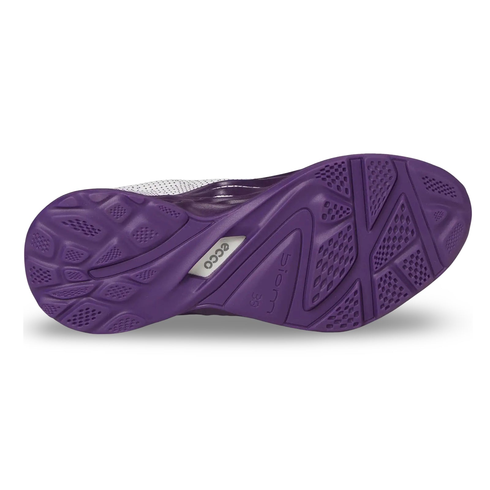 Ecco Biom Infinite 825623 Textile Womens Trainers#color_bright white imperial purple
