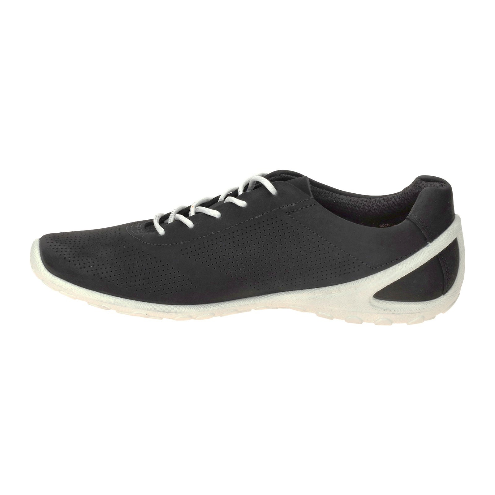 Ecco Biom Lite Nubuck Mens Trainers#color_black