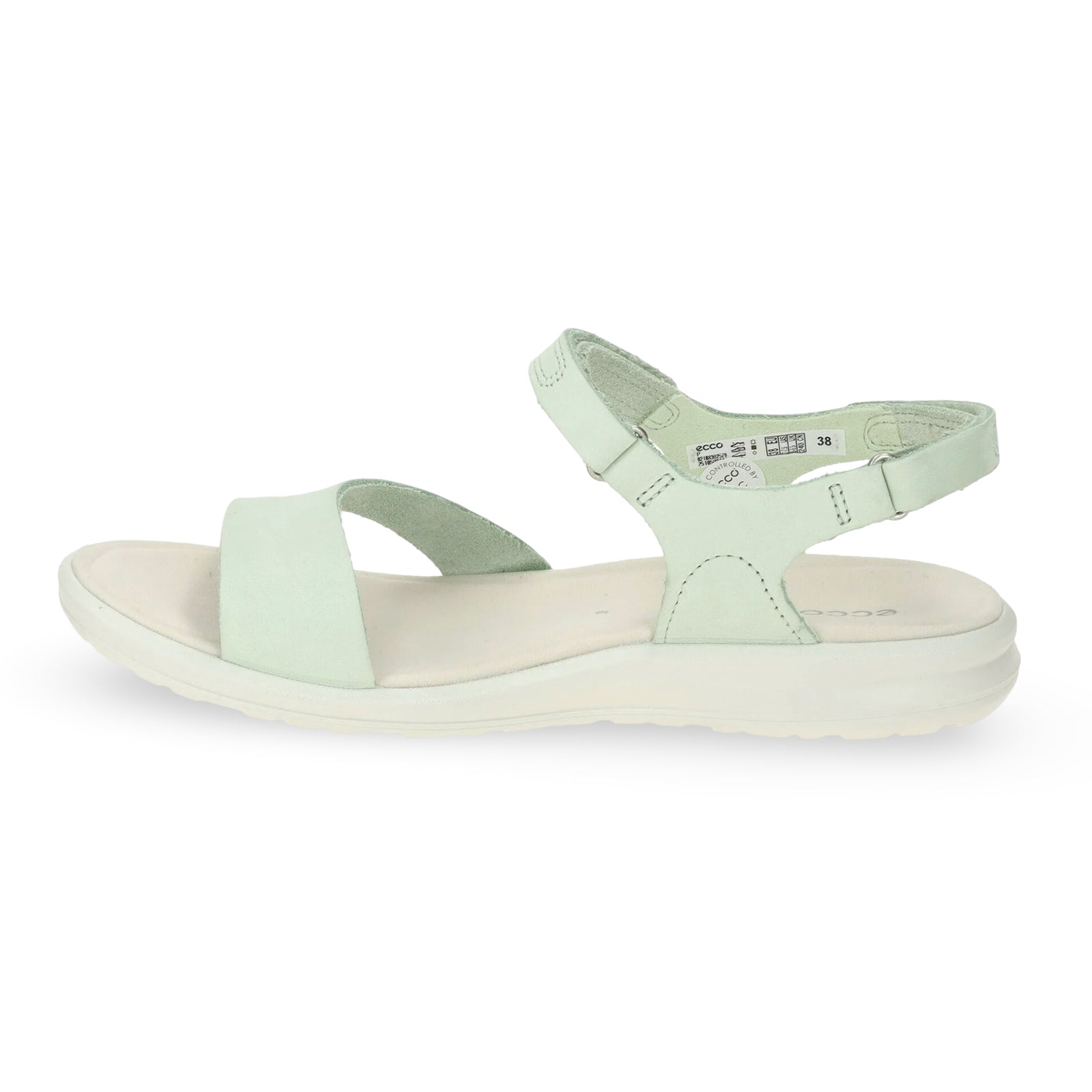 Ecco Cruise II 821883 Nubuck Leather Womens Sandals#color_matcha