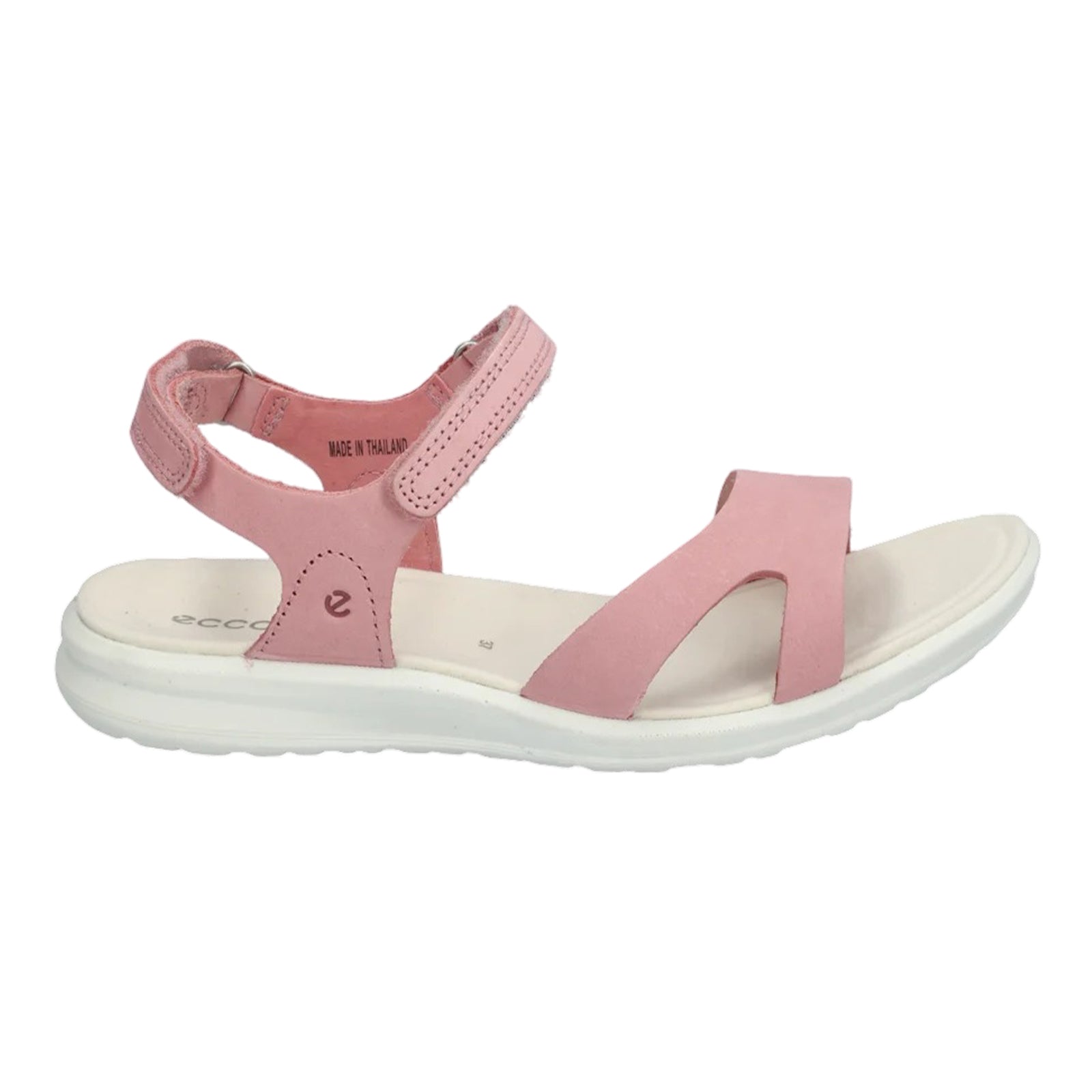 Ecco Cruise II 821883 Nubuck Leather Womens Sandals#color_old rose