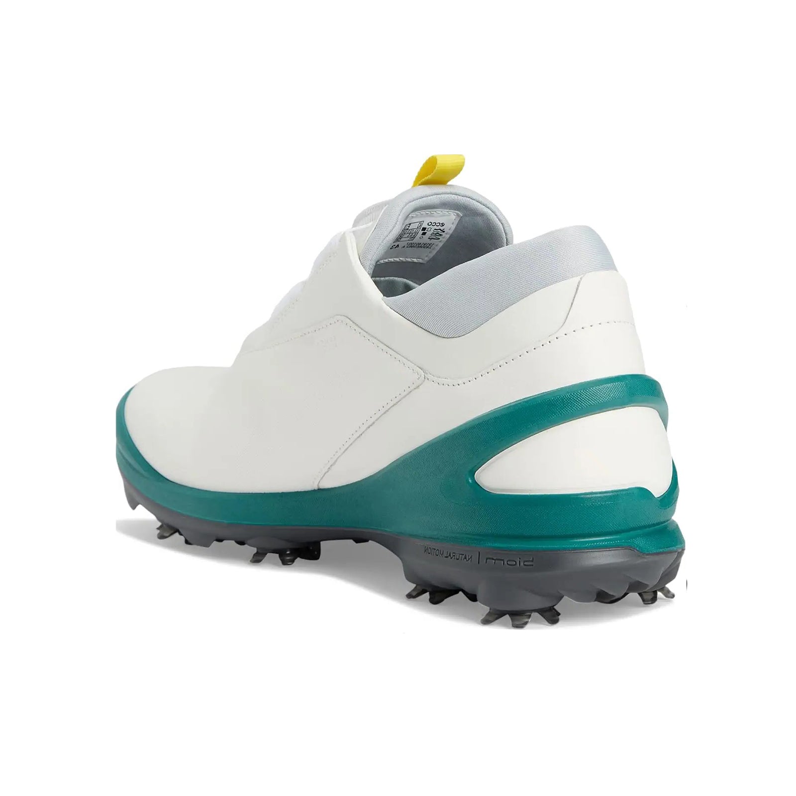 Ecco Golf Biom Tour Leather Mens Trainers#color_white