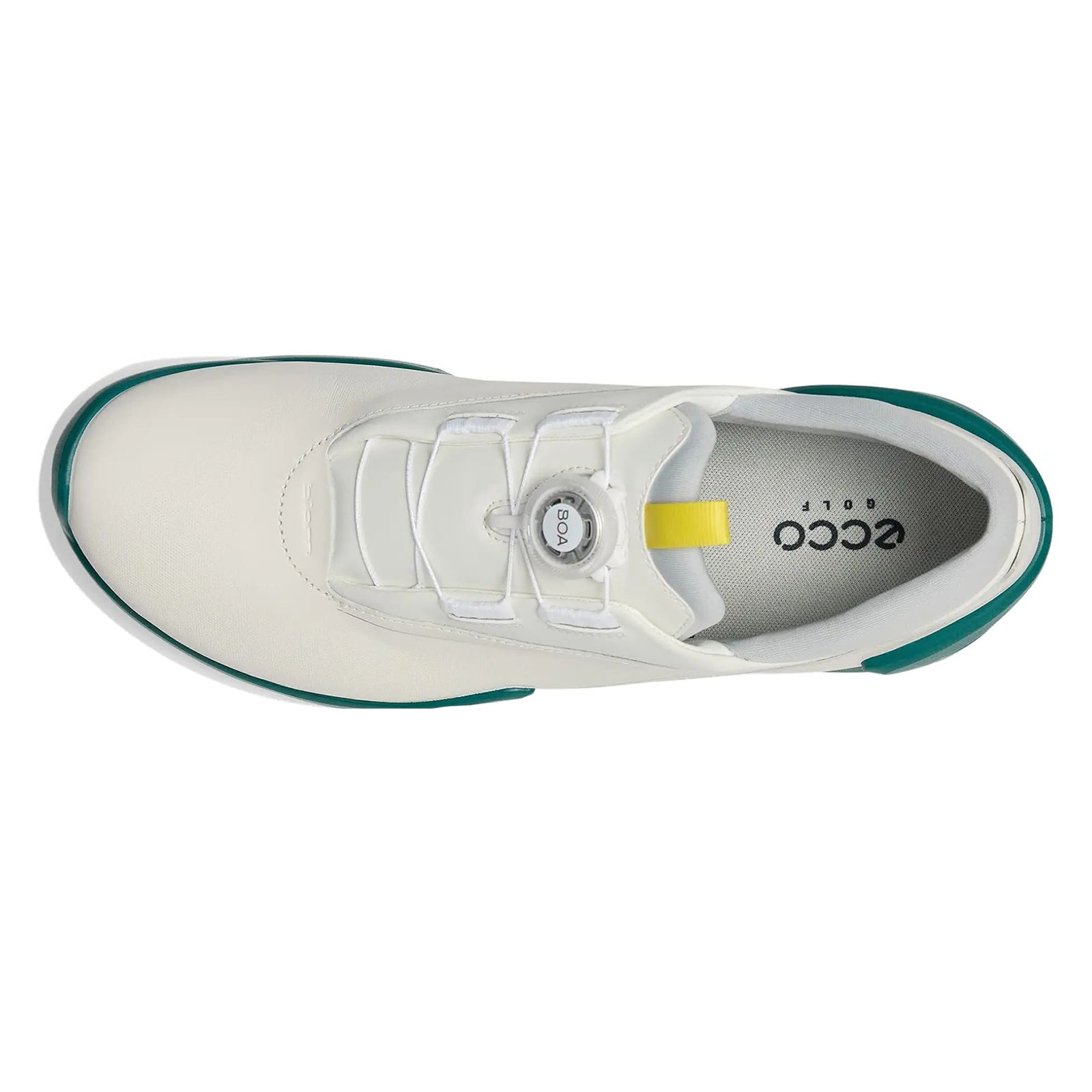 Ecco Golf Biom Tour Leather Mens Trainers#color_white