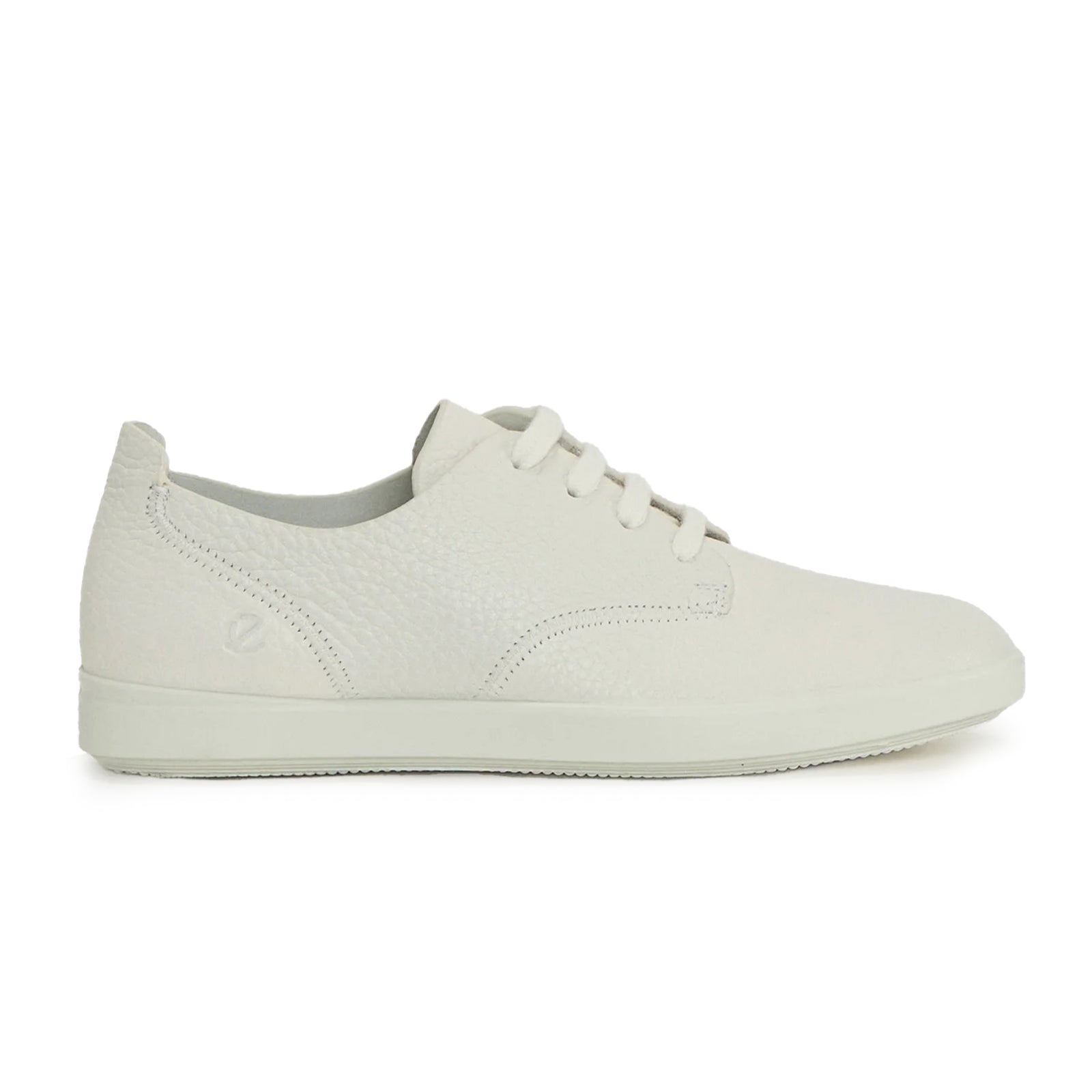 Ecco Leisure 205133 Leather Womens Trainers#color_white