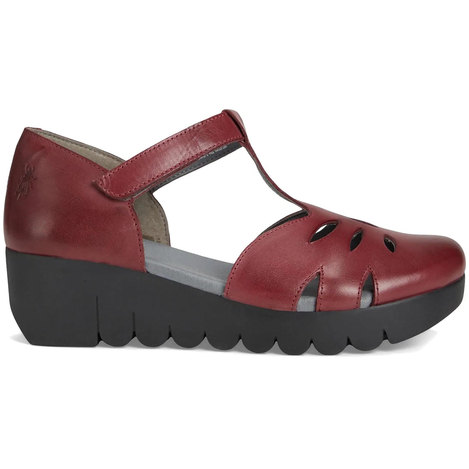 Fly London VELT224FLY Burn Leather Womens Sandals#color_rubi