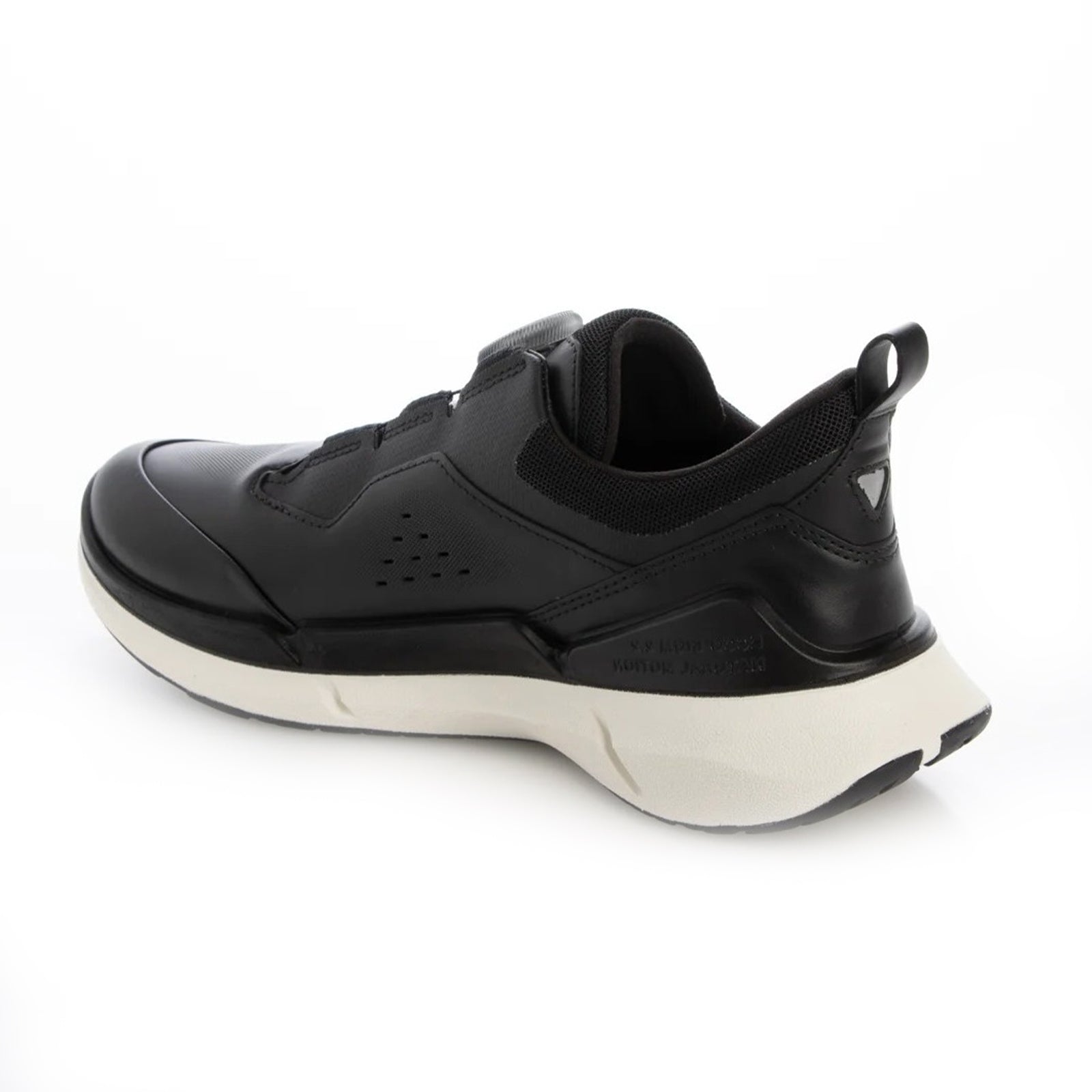 Ecco Biom 2.2 830863 Full Grain Leather Womens Trainers#color_black