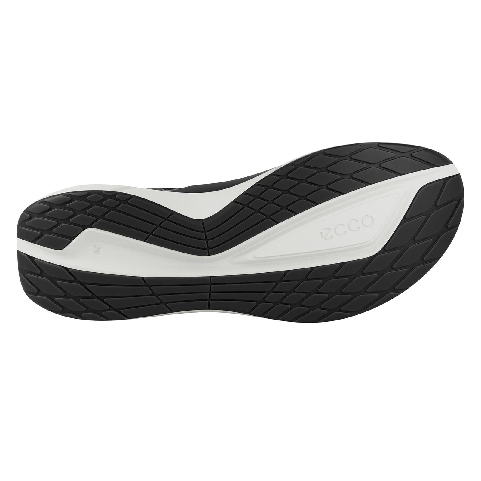 Ecco Biom 2.2 830863 Full Grain Leather Womens Trainers#color_black