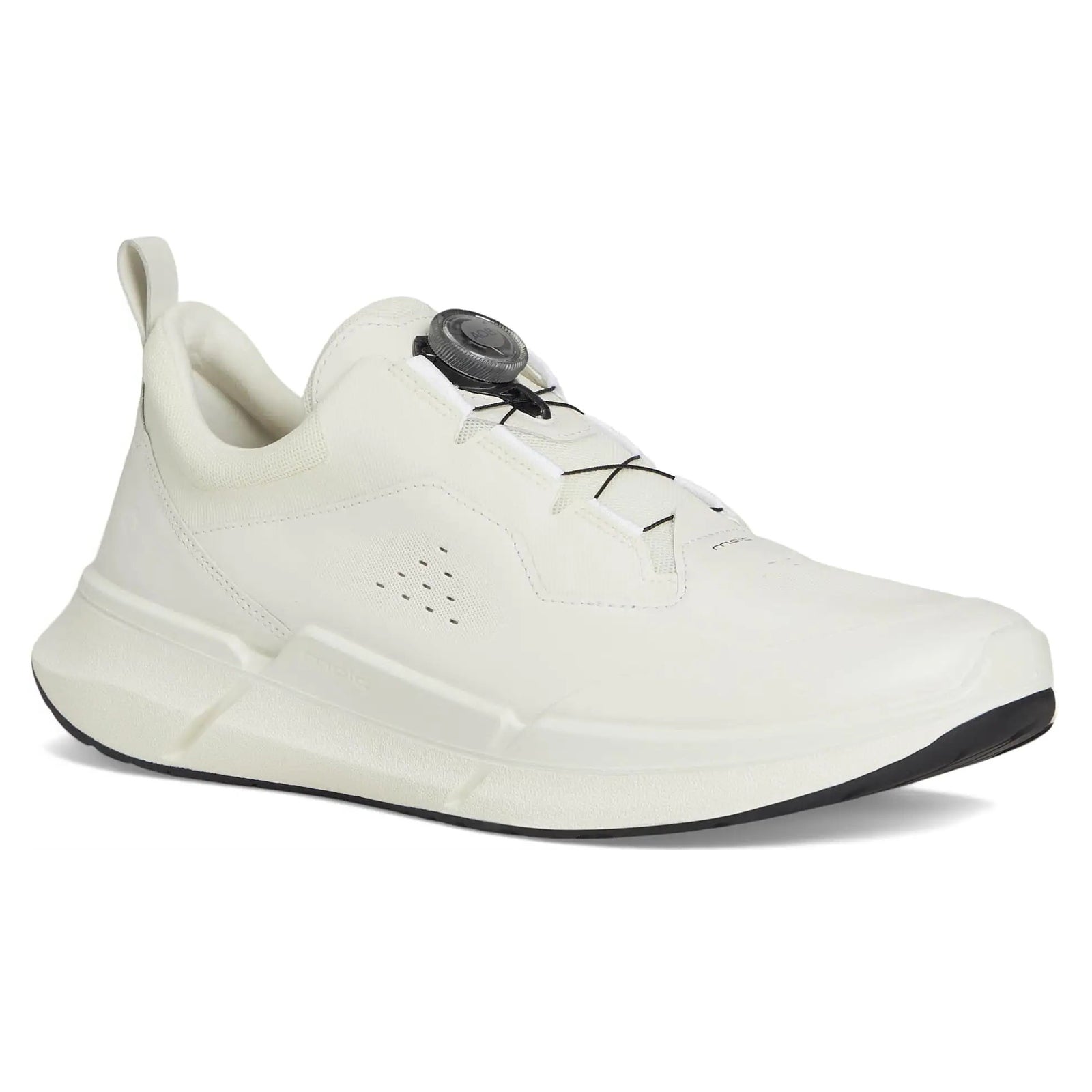 Ecco Biom 2.2 830863 Full Grain Leather Womens Trainers#color_white