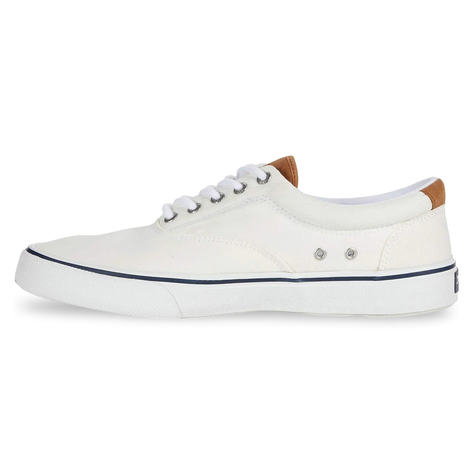 Sperry Striper II CVO SW Fabric Synthetic Mens Trainers#color_white