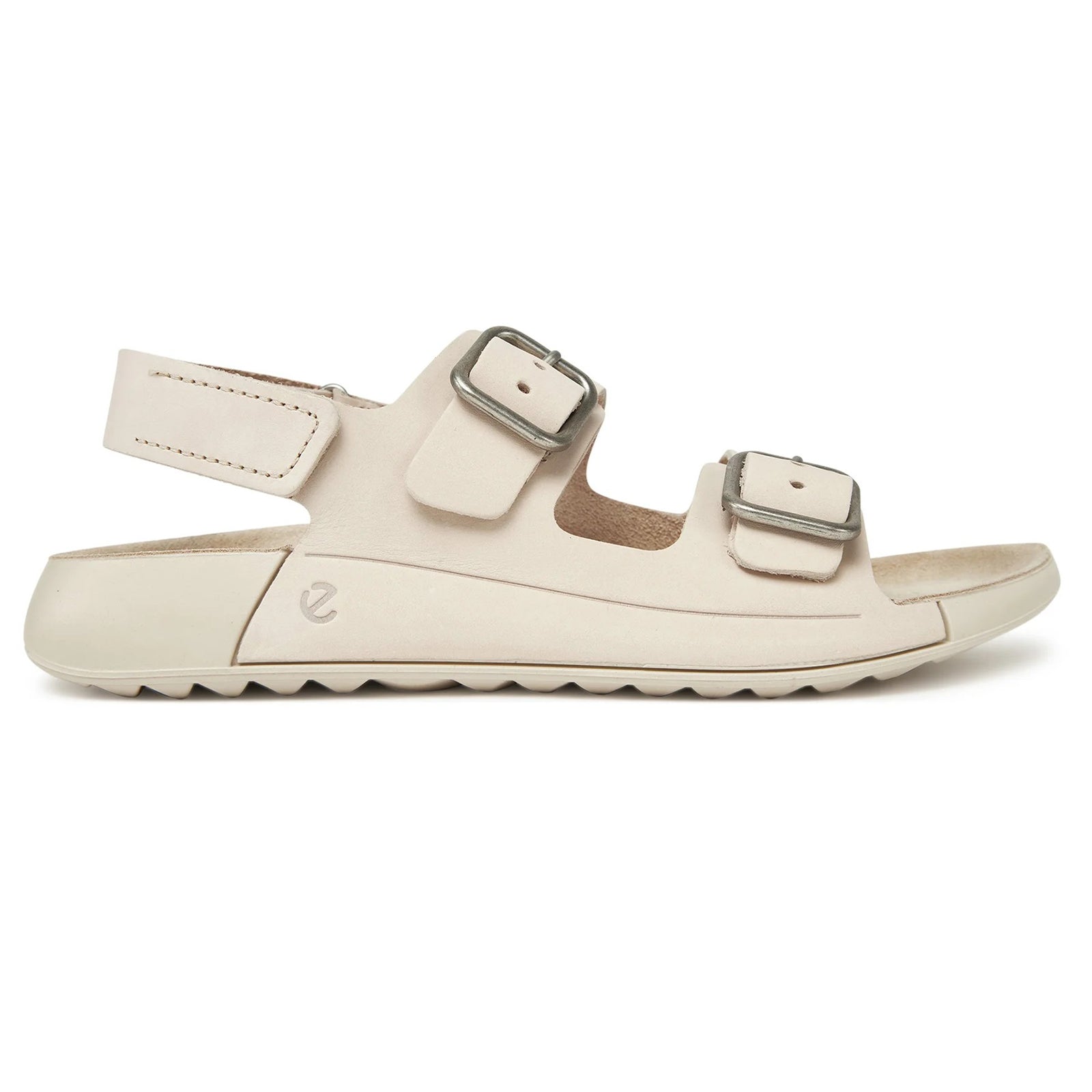 Ecco Cozmo 206903 Nubuck Leather Womens Sandals#color_limestone