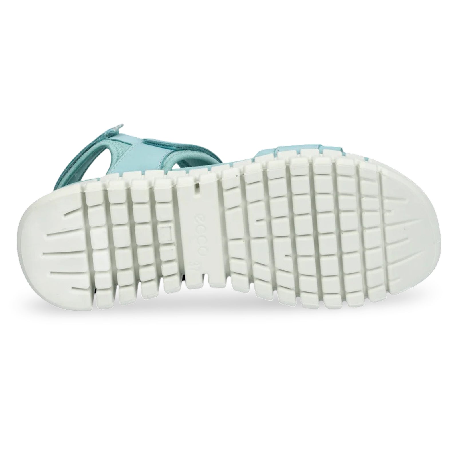 Ecco Gruuv Sol Leather Textile Womens Sandals#color_aquatic