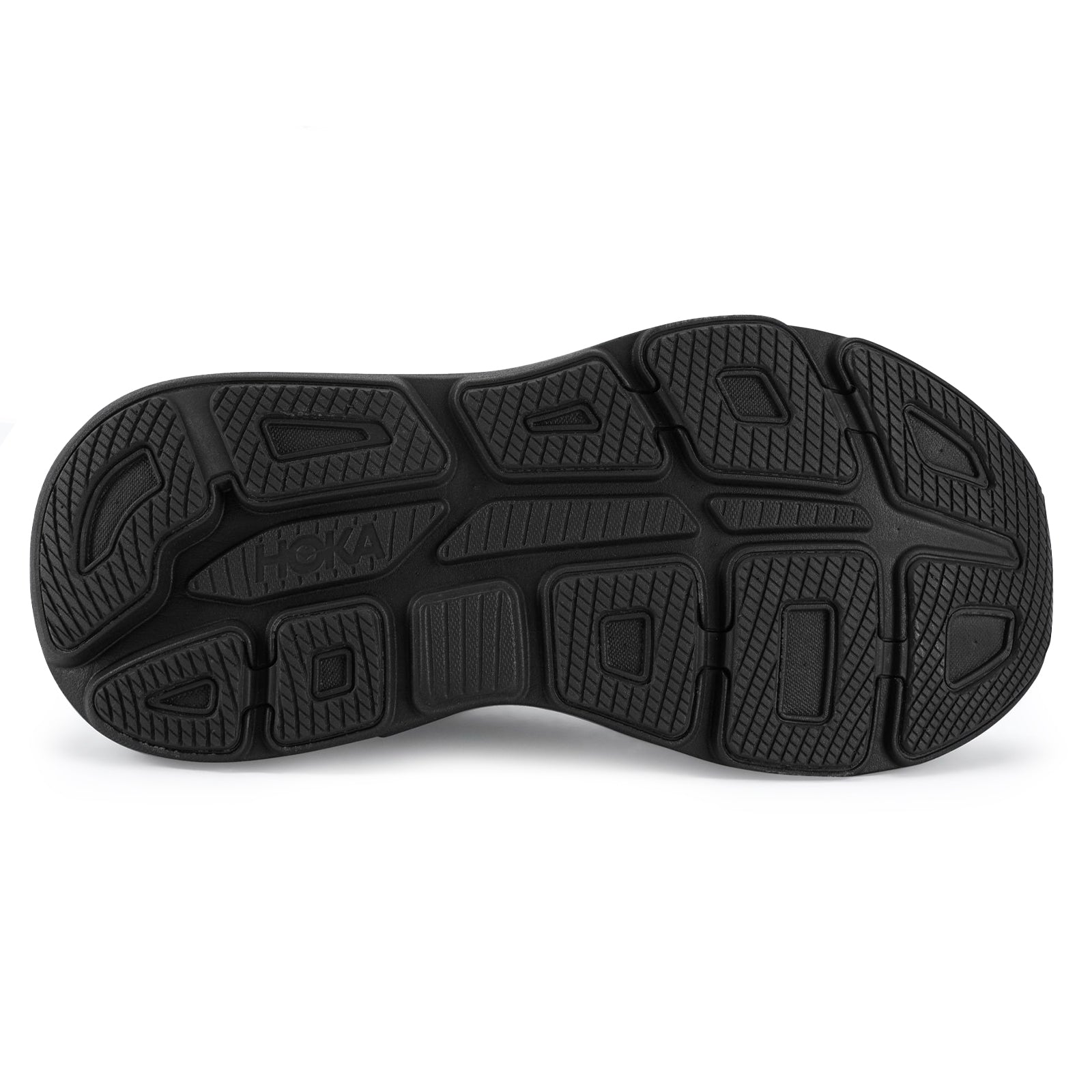 Hoka Bondi 9 Textile Synthetic Mens Trainers#color_black black