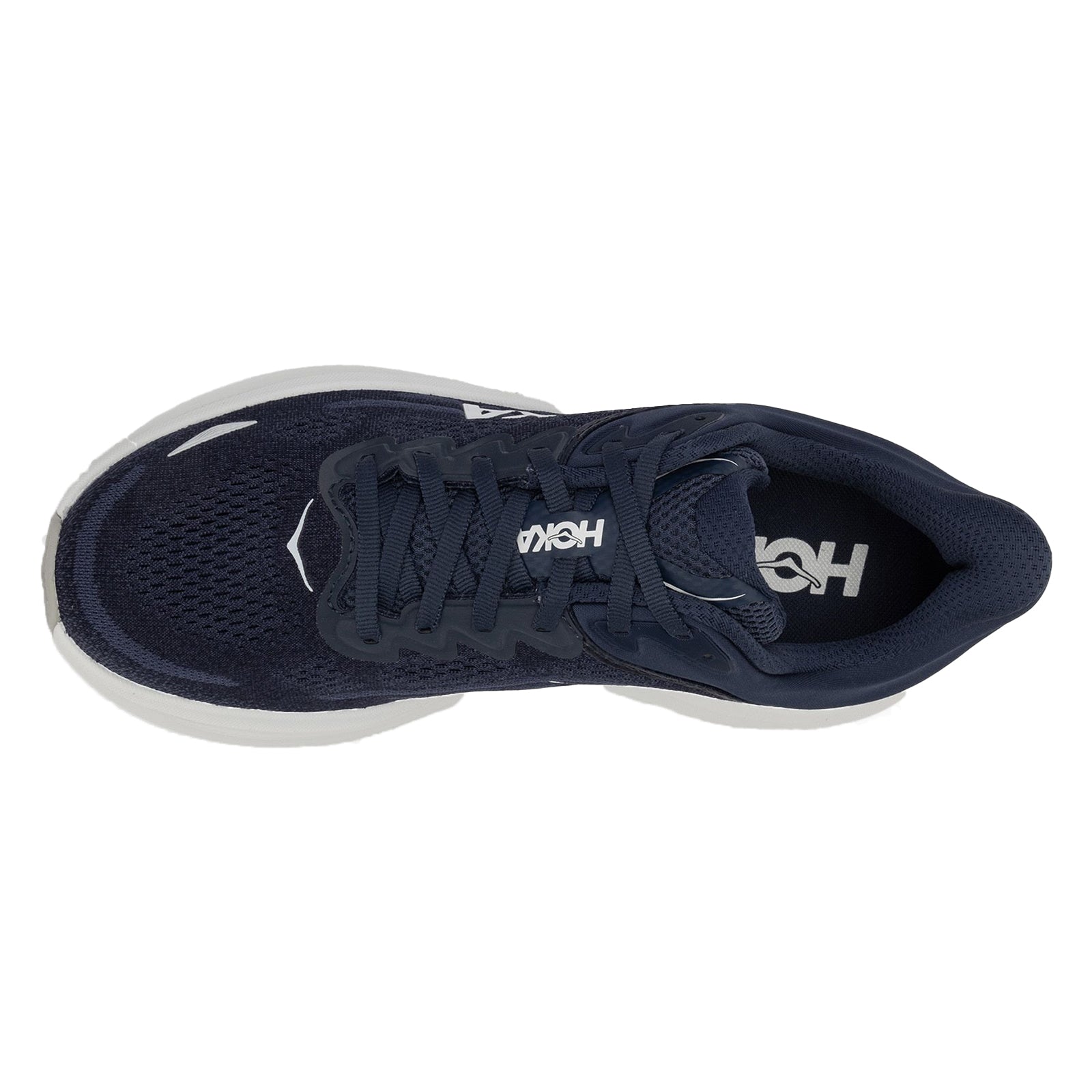 Hoka Bondi 9 Textile Synthetic Mens Trainers#color_varsity navy white