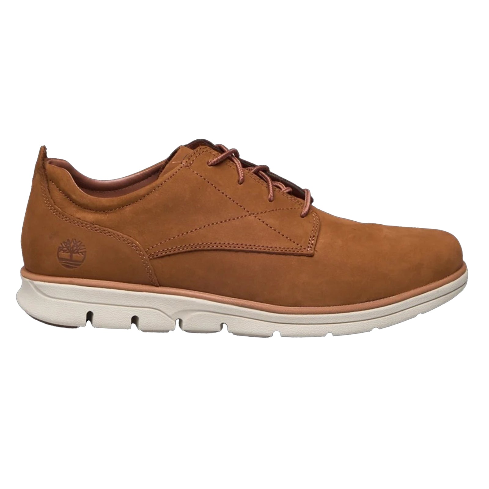 Timberland Bradstreet Low Lace Leather Mens Trainers#color_saddle