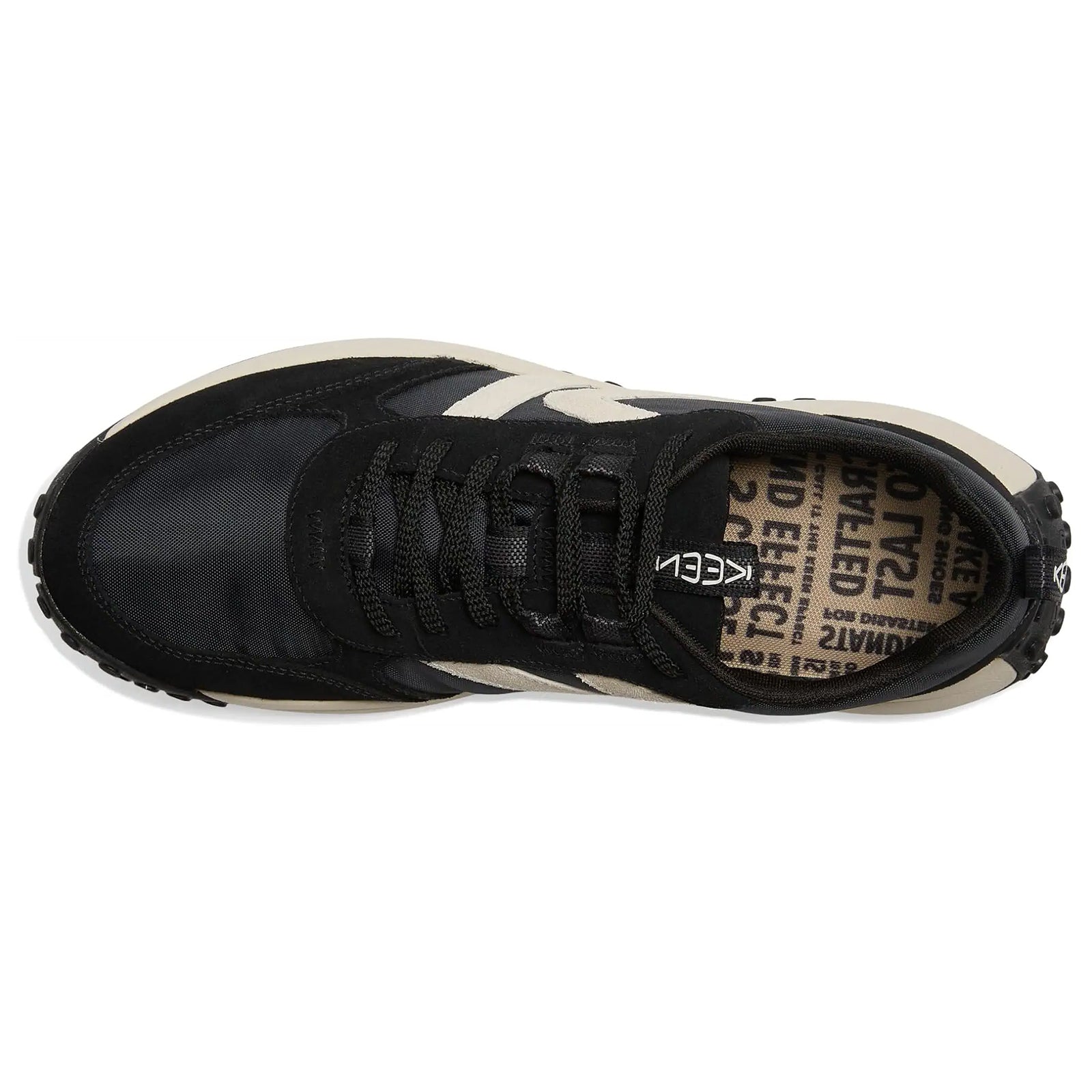 Keen KS86 Leather Synthetic Mens Trainers#color_black birch