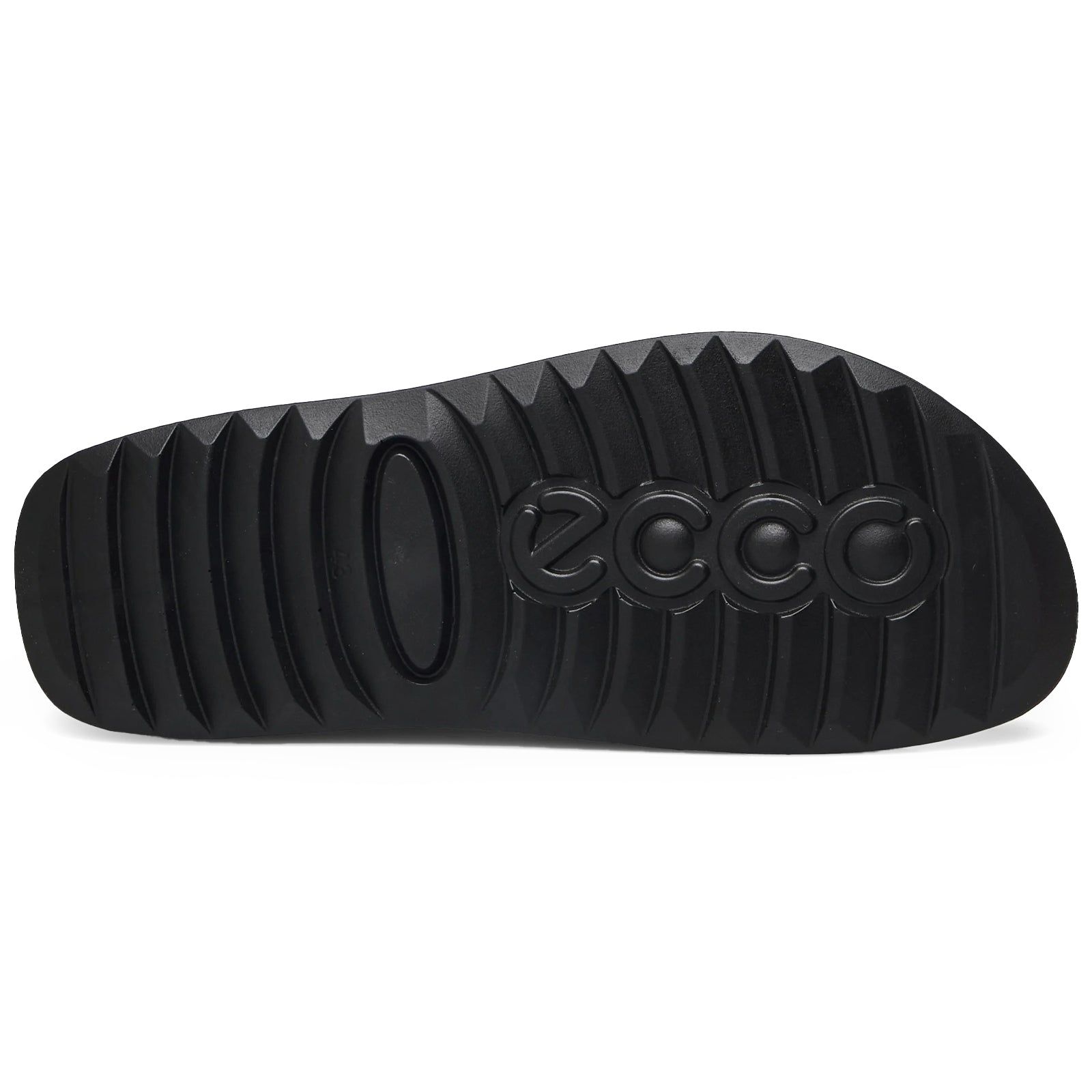 Ecco Cozmo 500984 Nubuck Mens Sandals#color_black