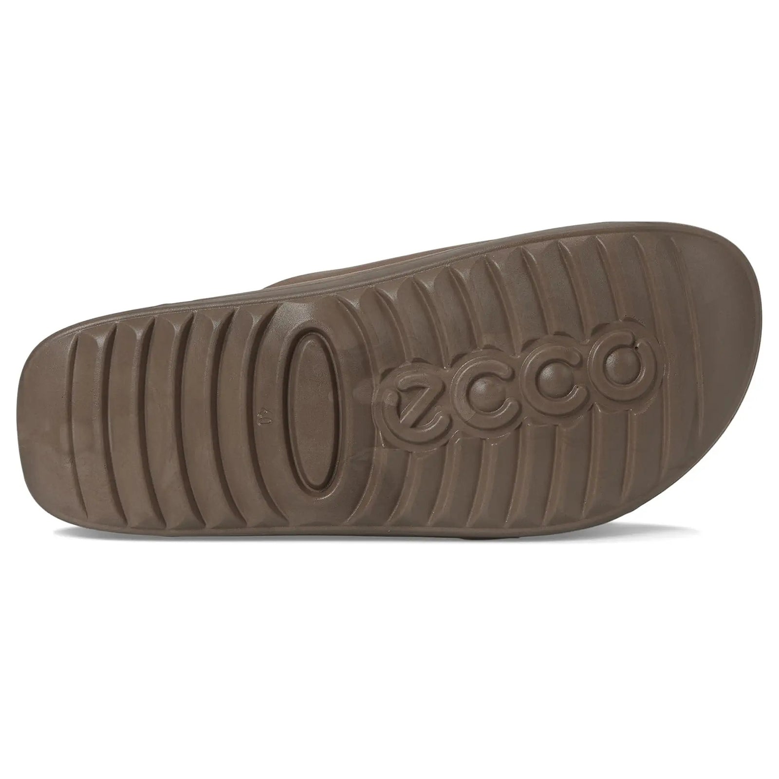 Ecco Cozmo PF 206683 Full Grain Leather Womens Sandals#color_taupe