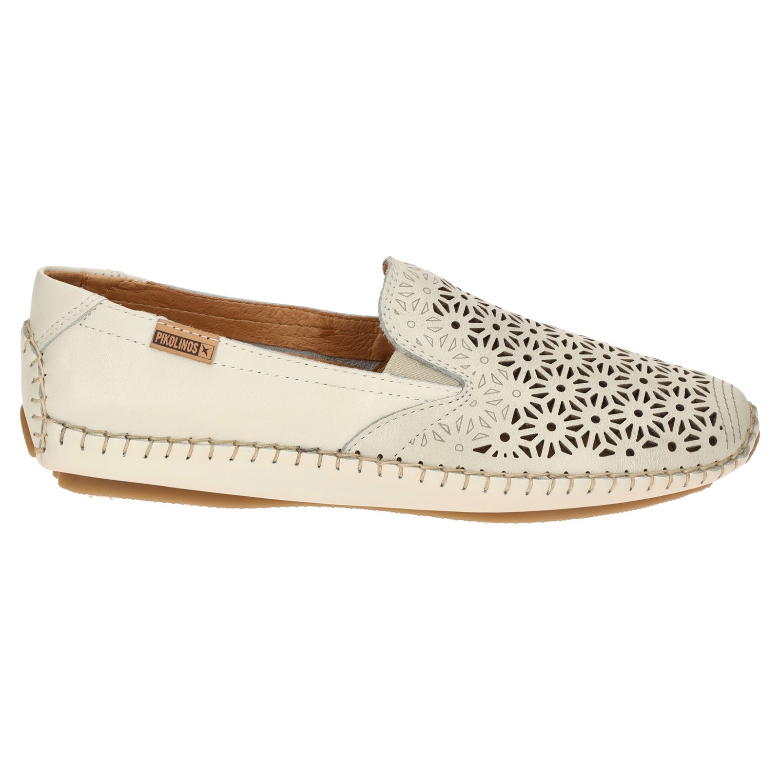 Pikolinos Jerez 578-4907 Leather Womens Shoes#color_nata