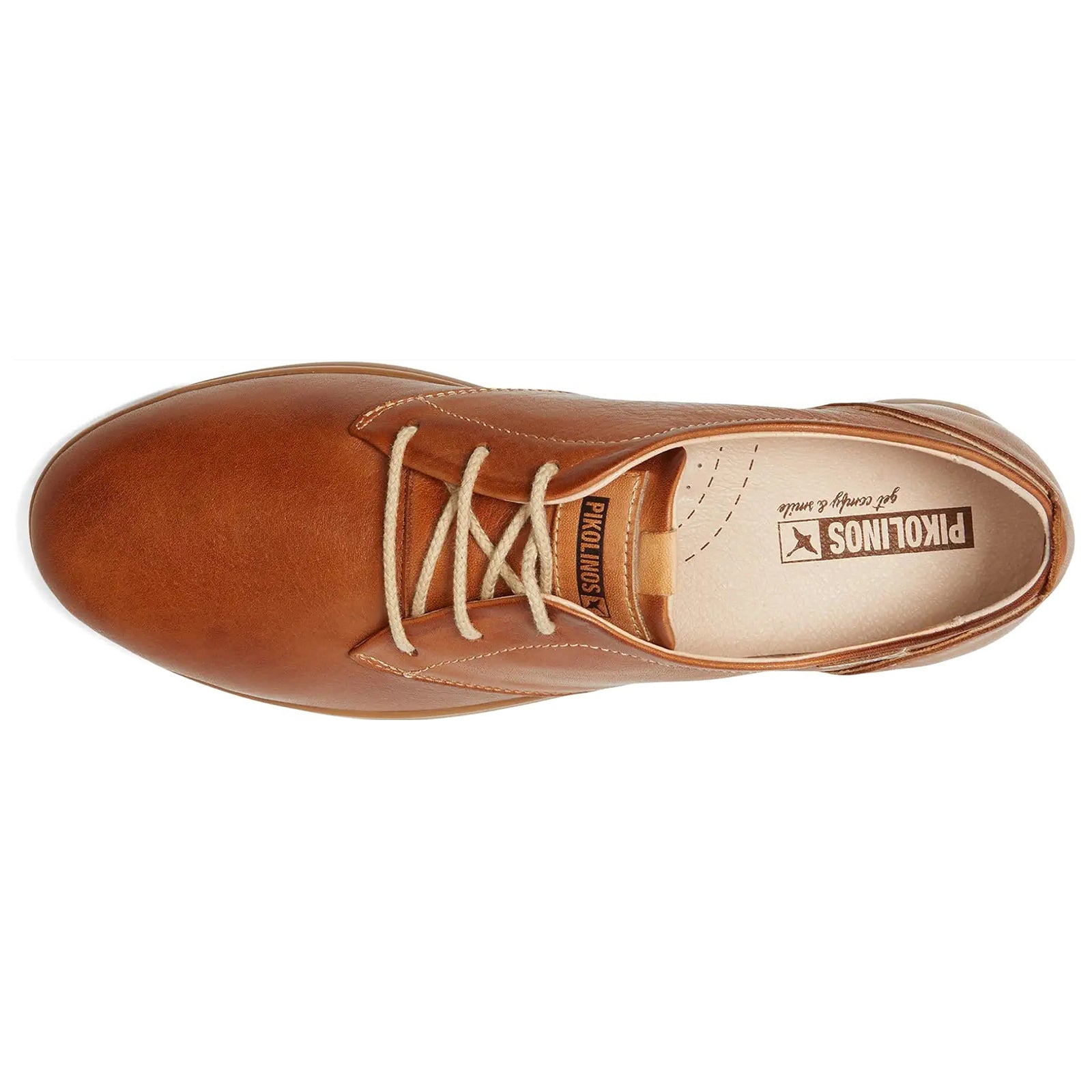 Pikolinos Navarra M8C Leather Mens Shoes#color_brandy