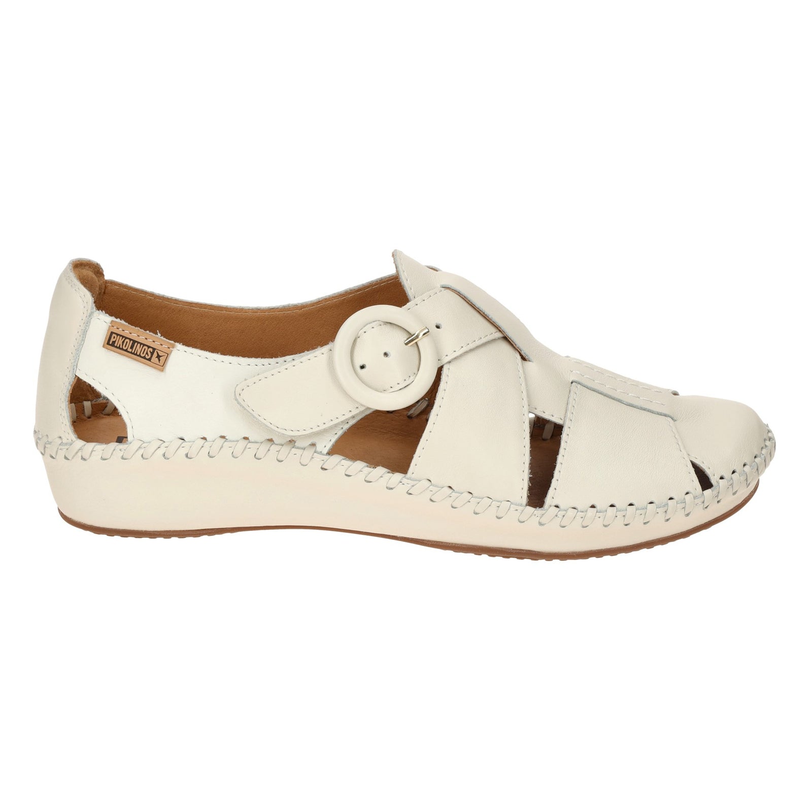 Pikolinos P. Vallarta 655-0845 Leather Womens Sandals#color_nata