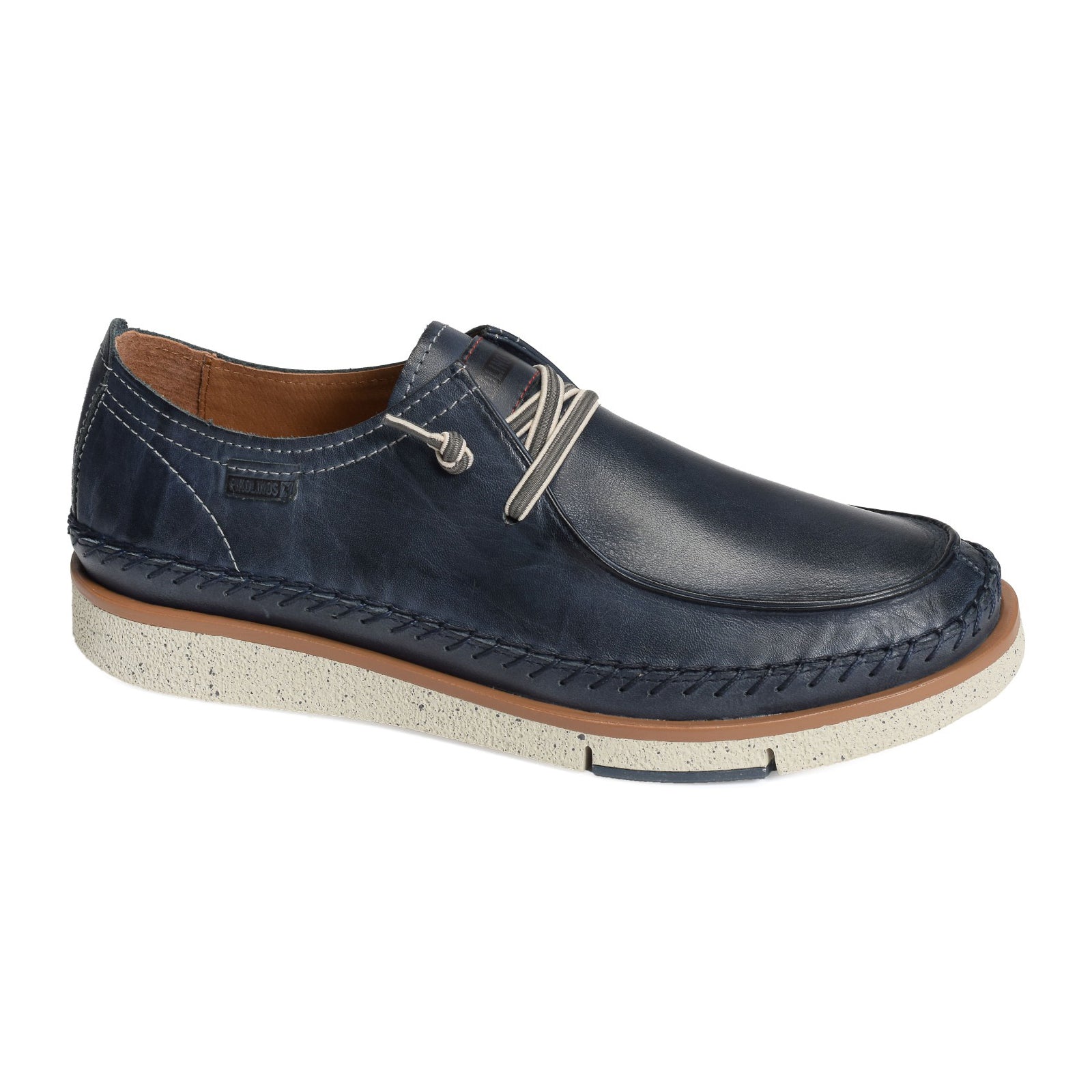 Pikolinos San Juan M6L Leather Mens Shoes#color_blue