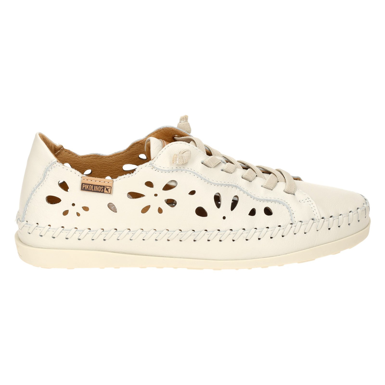 Pikolinos Soller W8B Leather Womens Shoes#color_nata