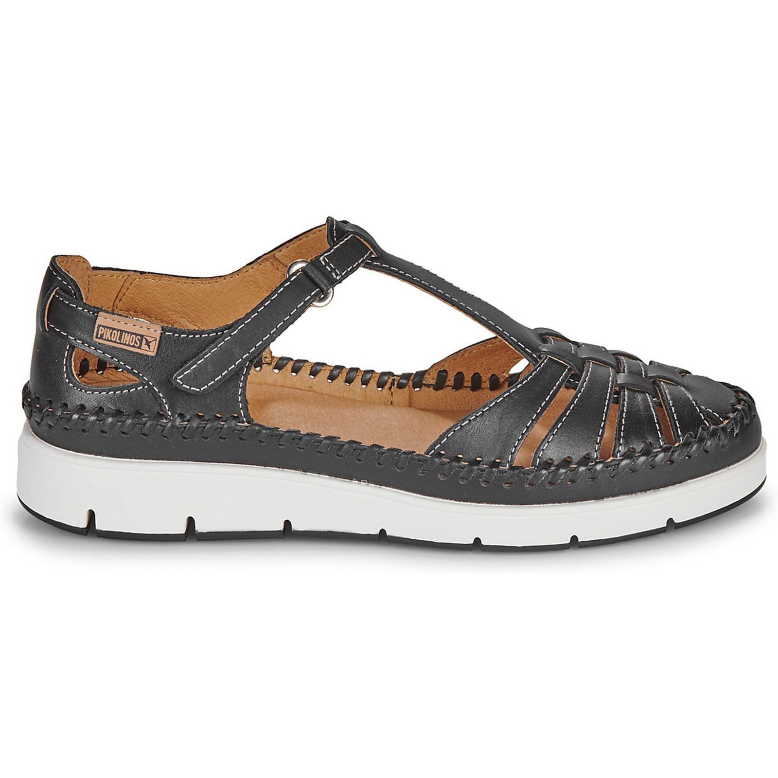 Pikolinos Tenerife W8D-0855 Leather Womens Sandals#color_black