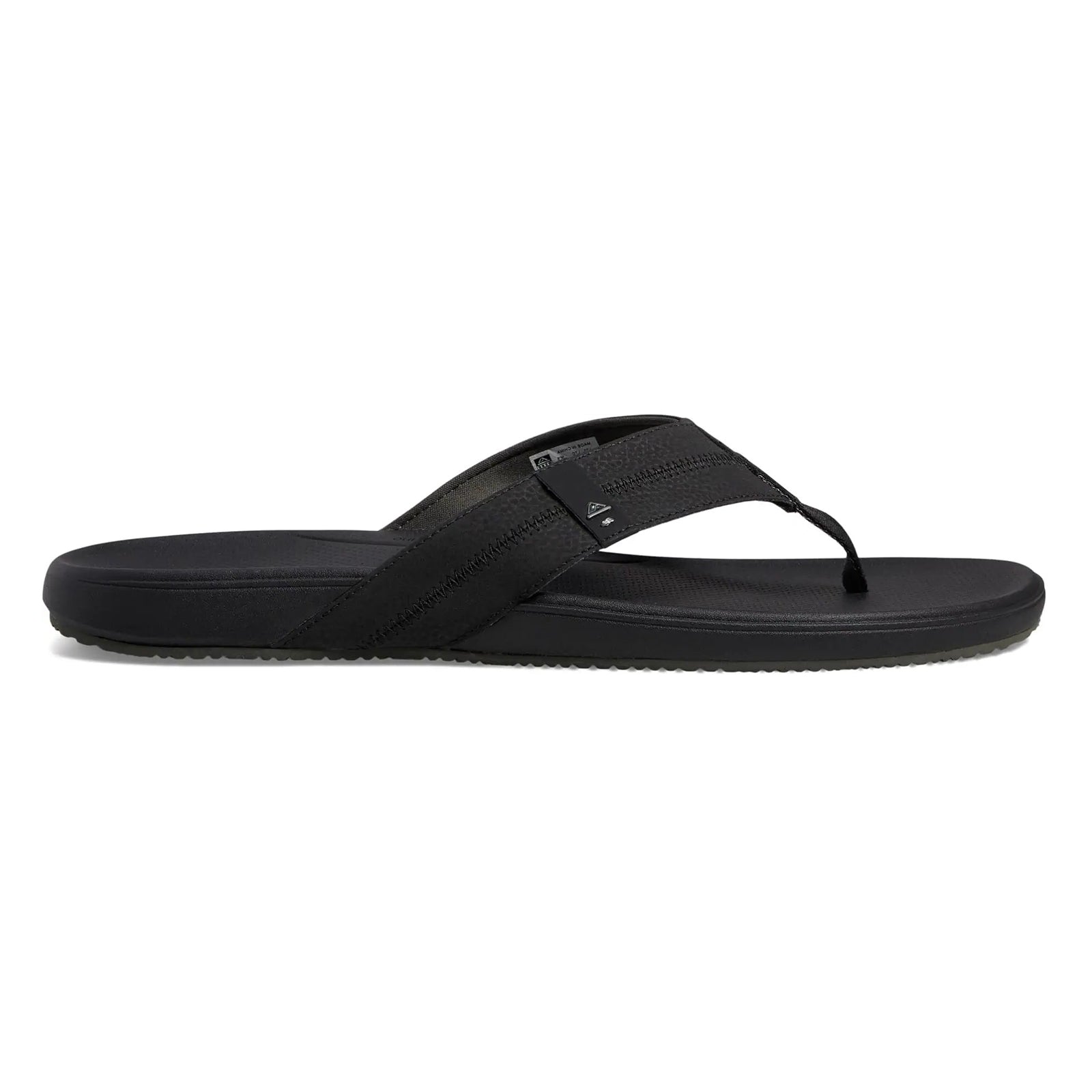 Reef Cushion Phantom 2.0 Synthetic Nubuck Mens Sandals#color_black