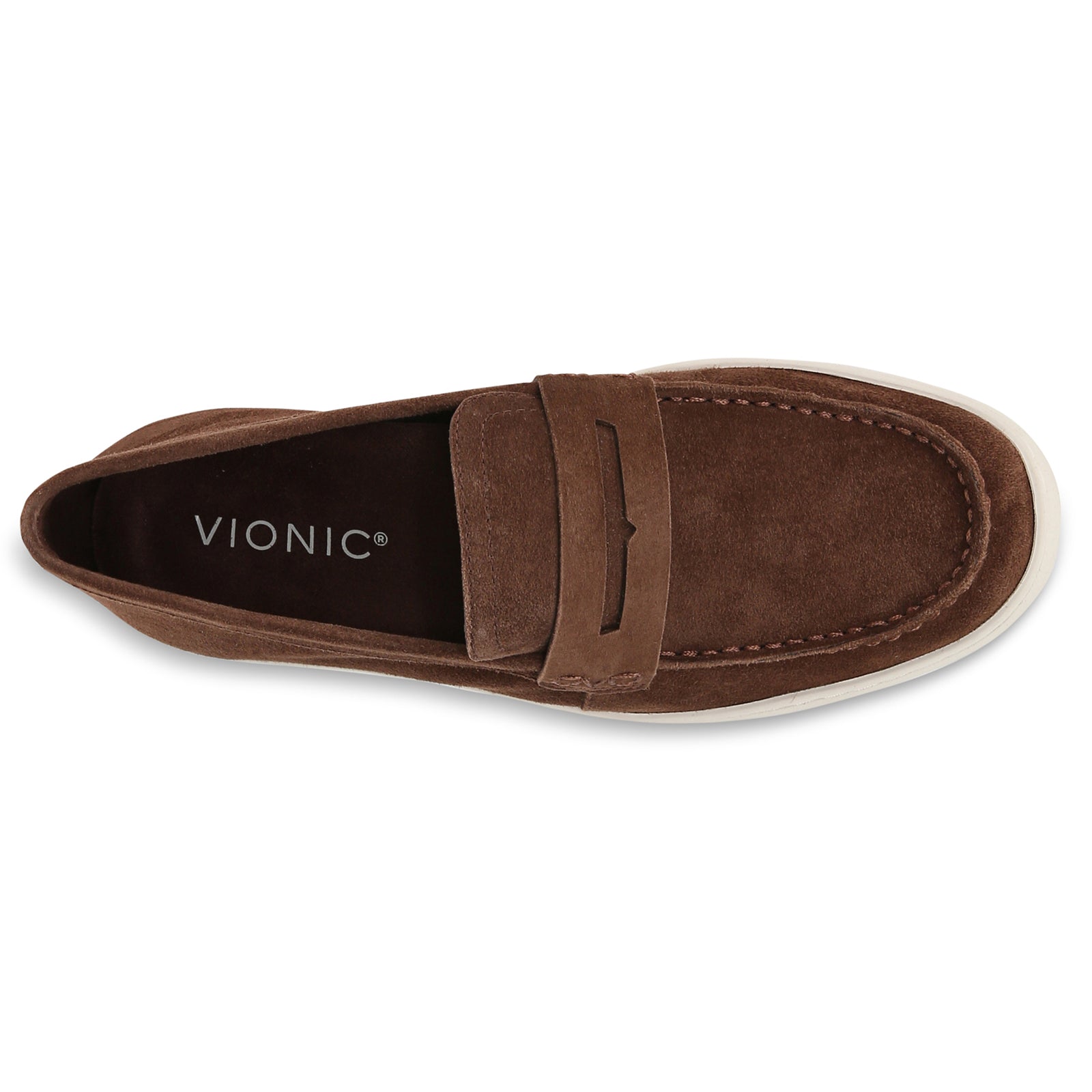 Vionic Uptown Suede Mens Shoes#color_coffee
