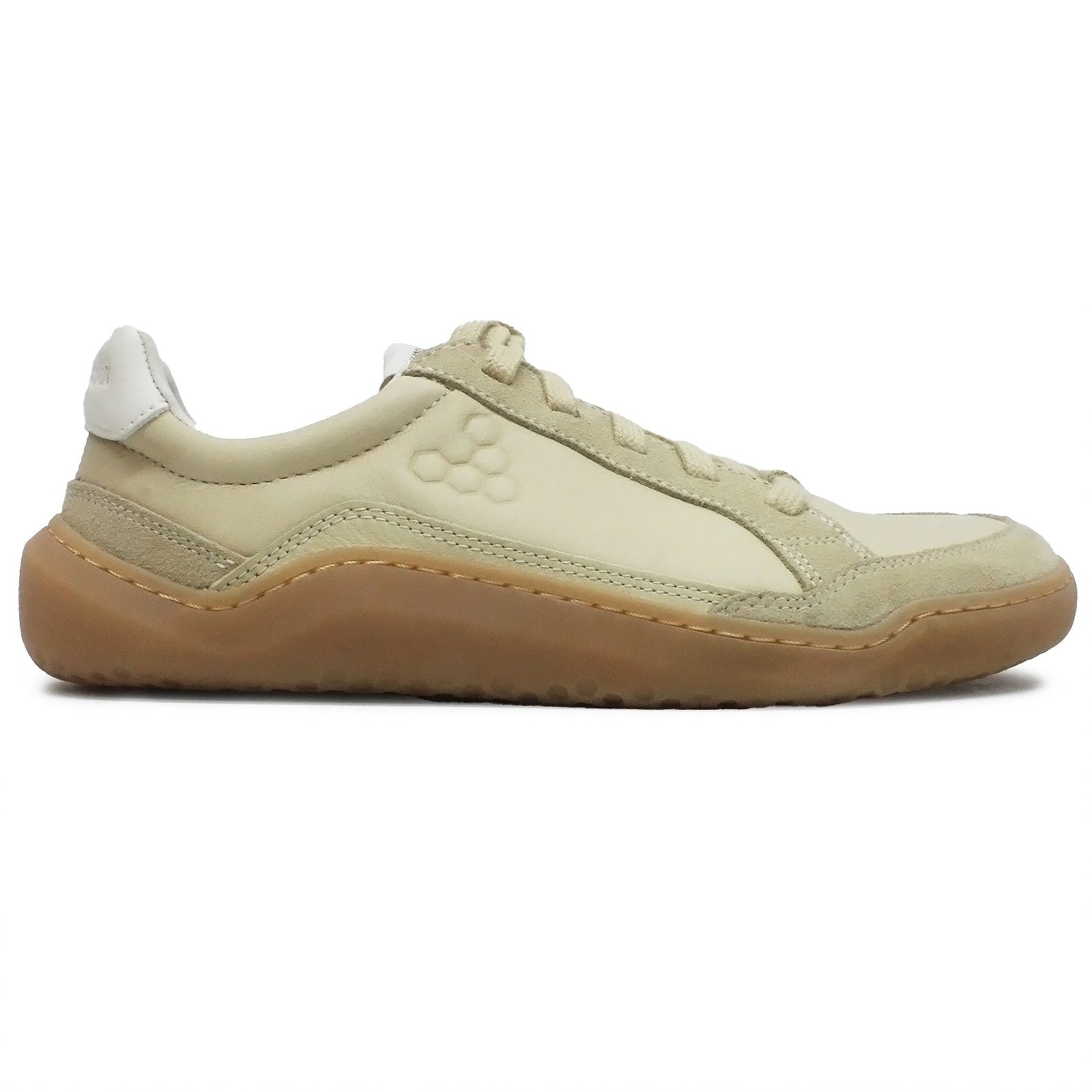 Vivobarefoot Gobi II Leather Womens Trainers#color_desert sand
